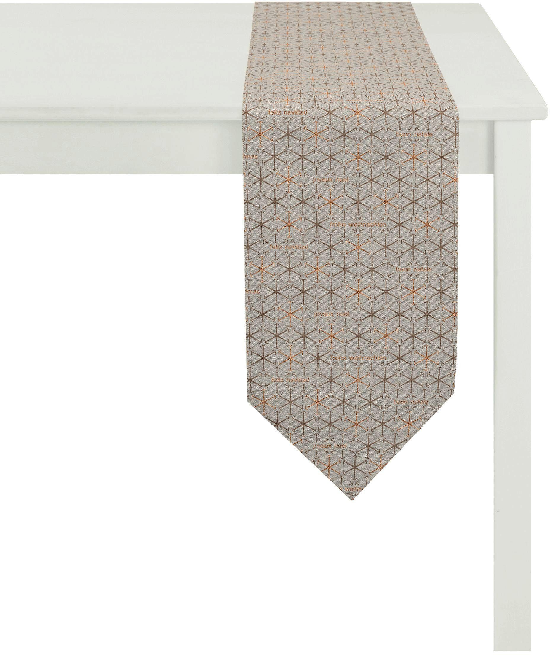 APELT Tischband 3008 Christmas Elegance, Weihnachtsdeko, Weihnachten (1-tlg)