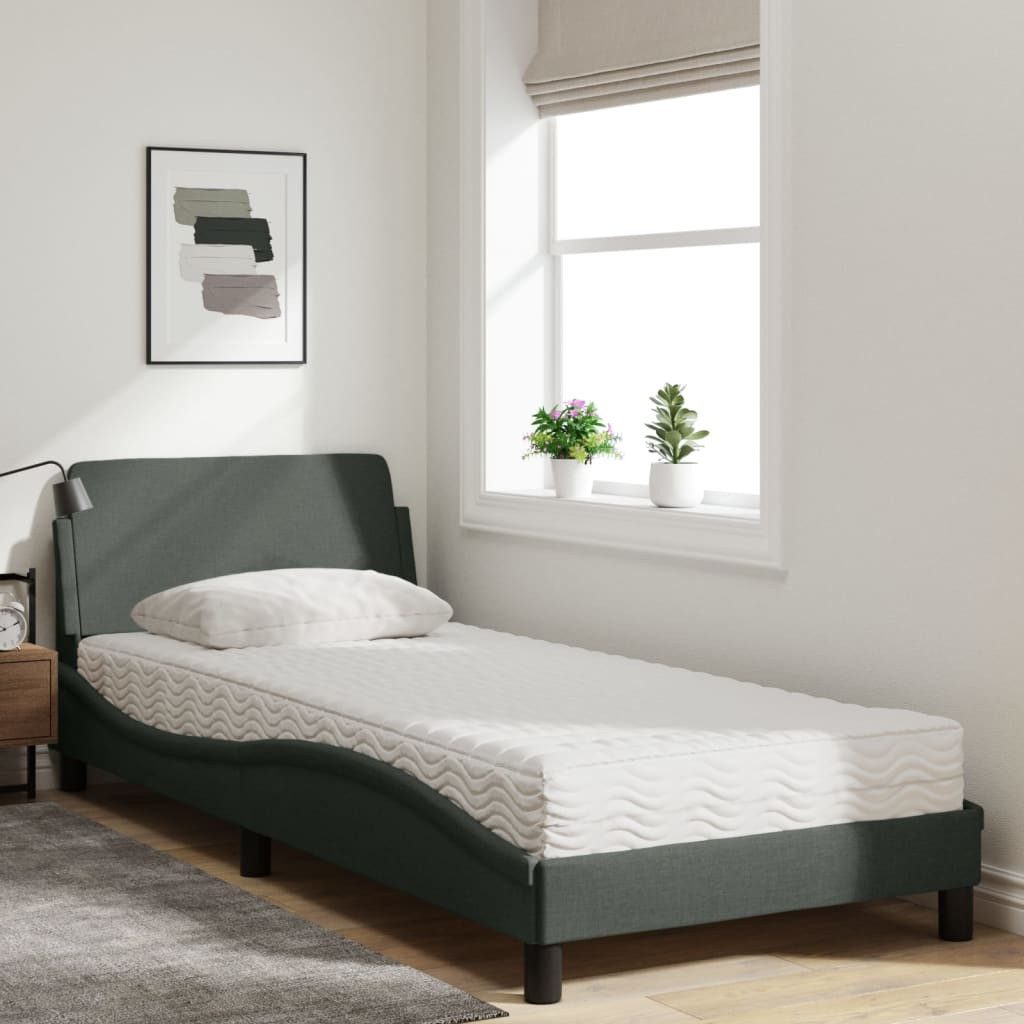 vidaXL Bett Bett mit Matratze "Dover" günstig online kaufen