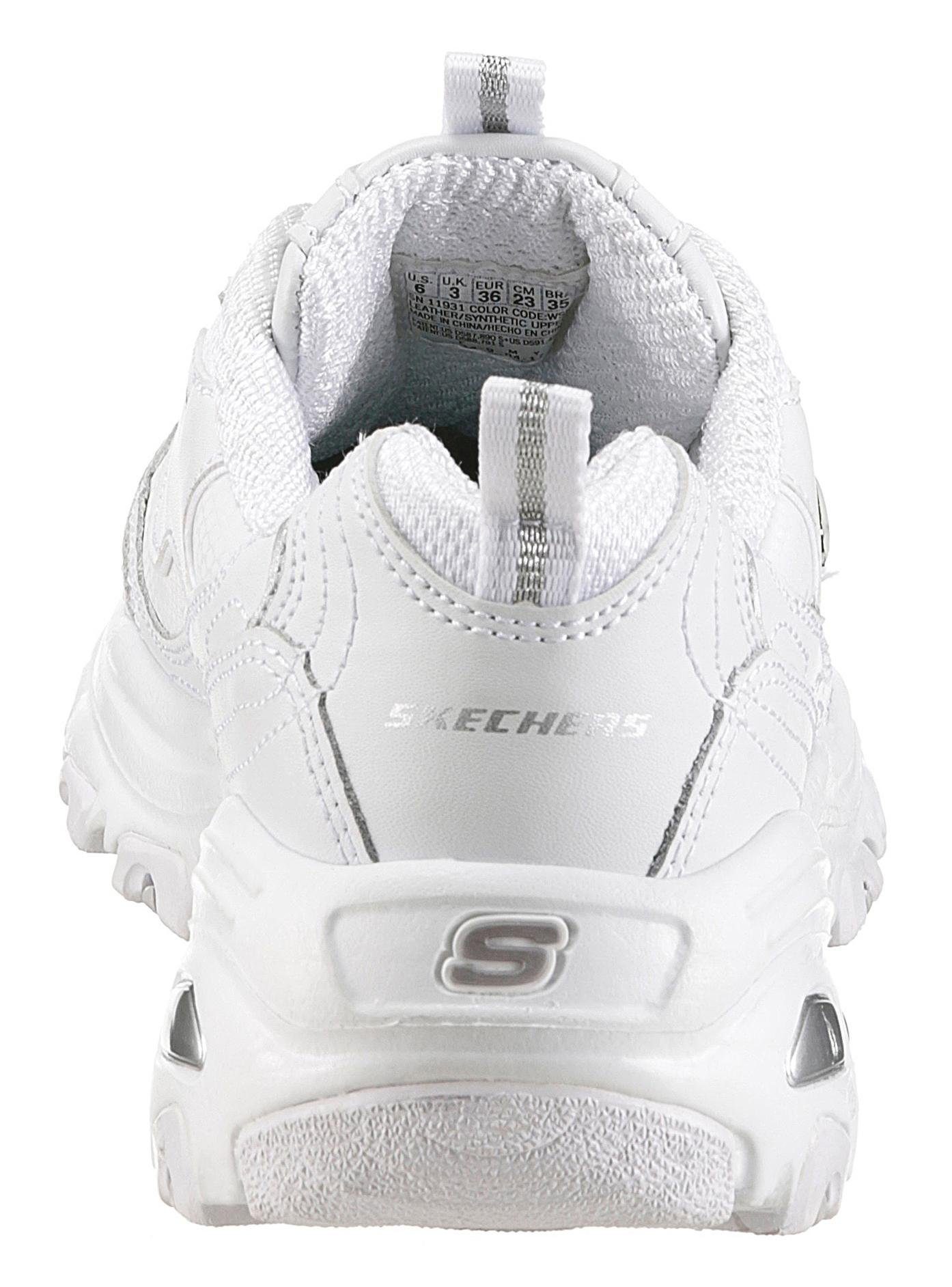 Skechers D´Lites-Fresh Start Sneaker Freizeitschuh, Halbschuh, Schnürschuh mit Bio-Dri-Ausstattung