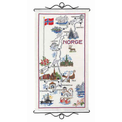 Permin Kreativset Permin Kreuzstich Stickpackung "Norwegen", (embroidery kit)