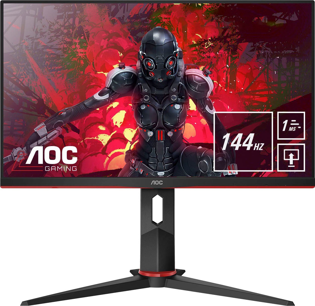 AOC 24G2ZU Gaming-Monitor (60,4 cm/23,8 ", 1920 x 1080 px, Full HD, 0,5 ms Reaktionszeit, 240 Hz, LCD)