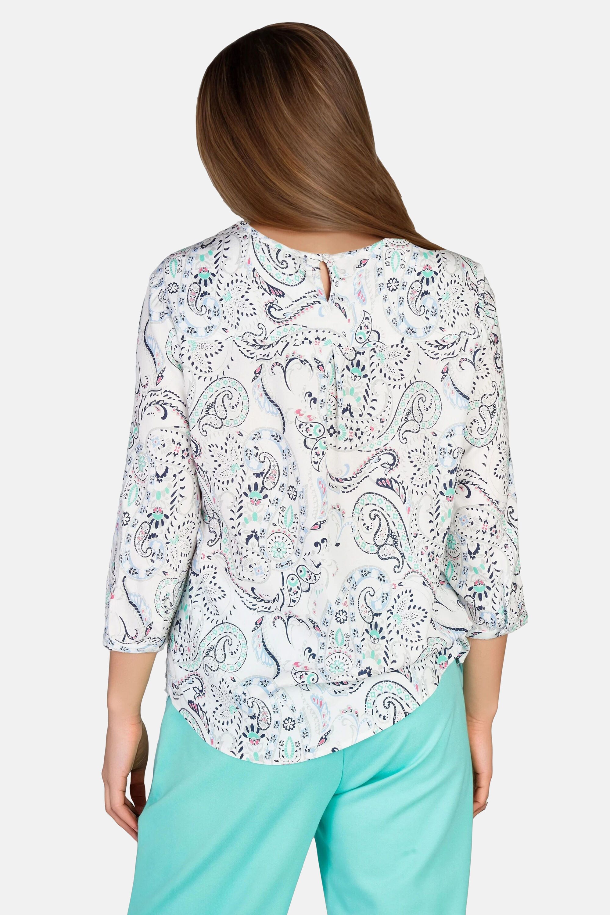 NAVIGAZIONE Print-Shirt (1-tlg) im angesagten Paisley-Design