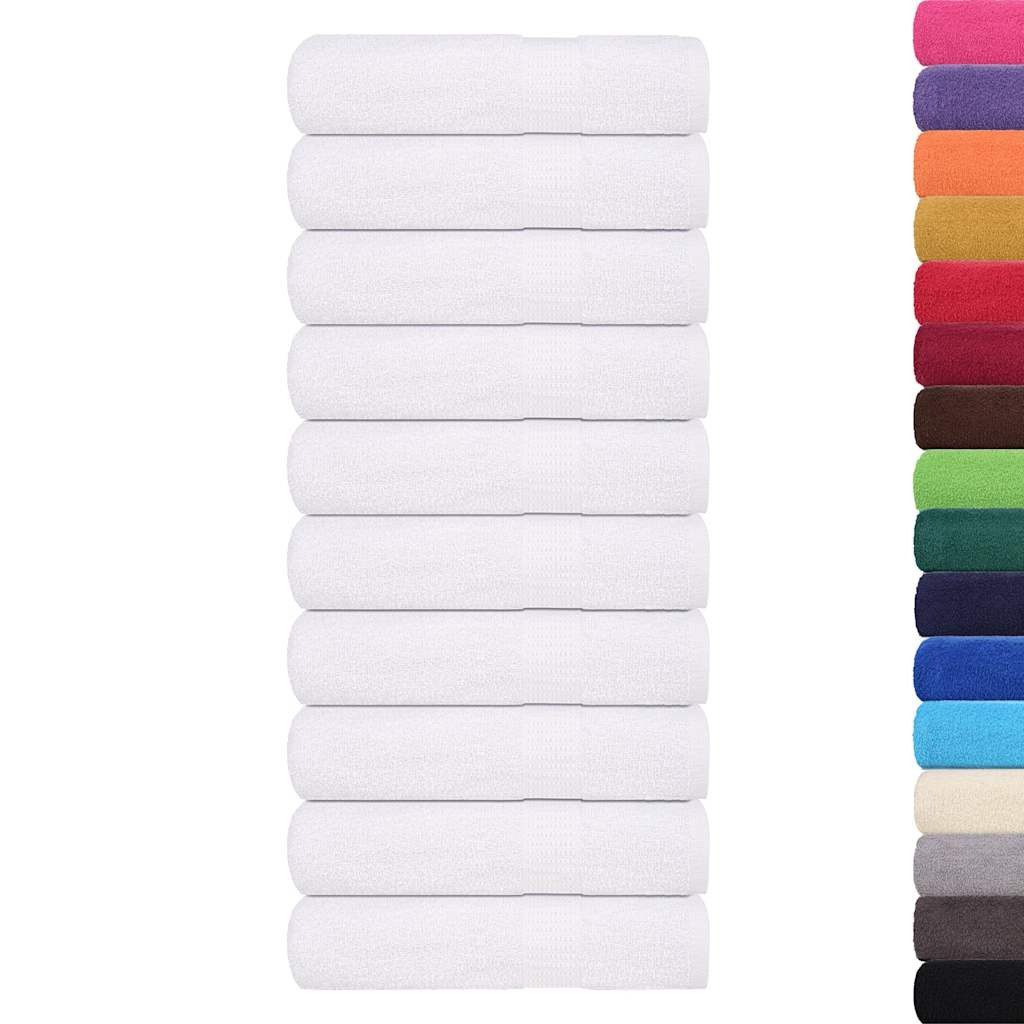 vidaXL Handtuch Duschtücher 25 Stk. Weiß günstig online kaufen