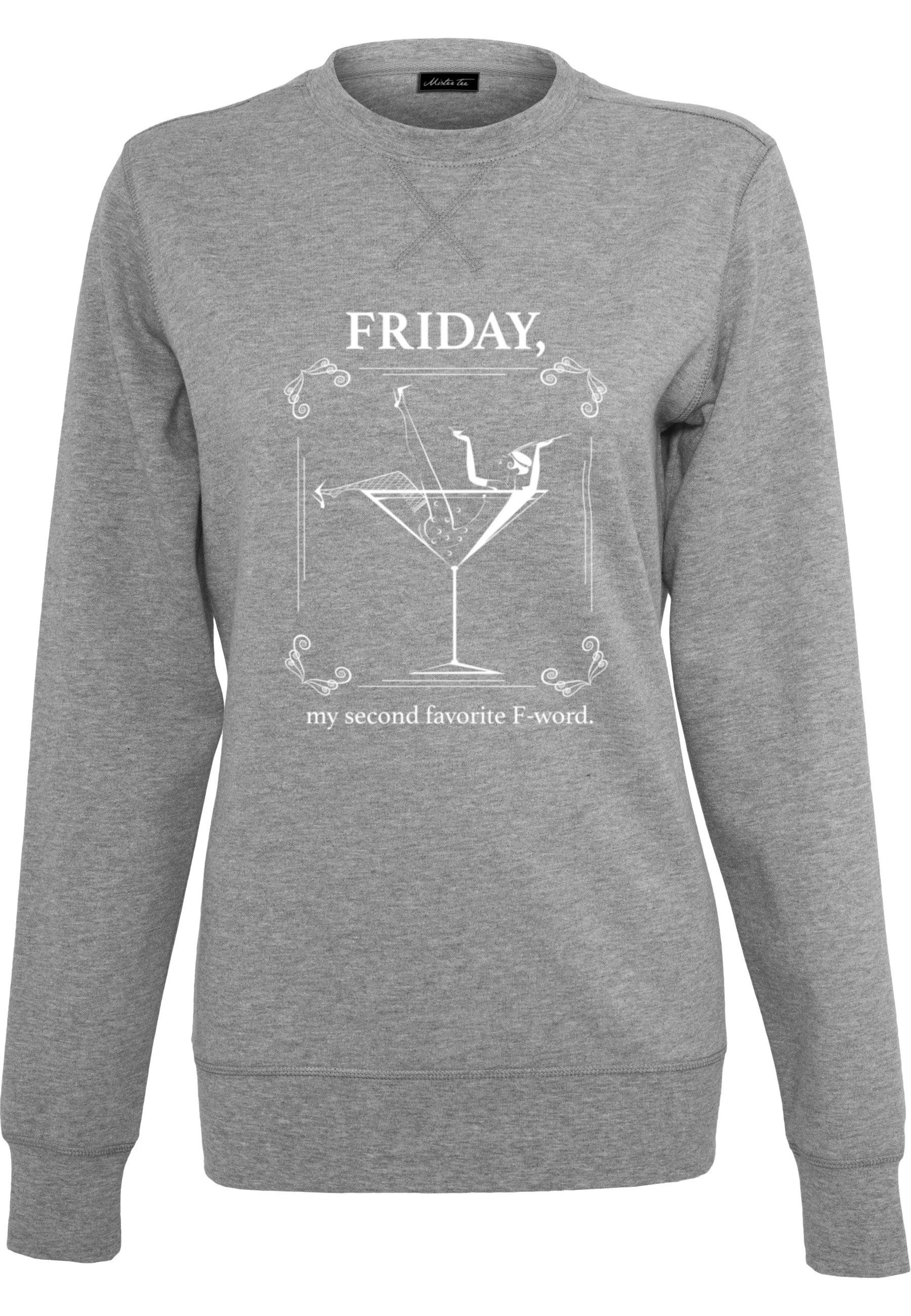MisterTee Sweatshirt MisterTee Damen Ladies F-Word Crewneck (1-tlg)