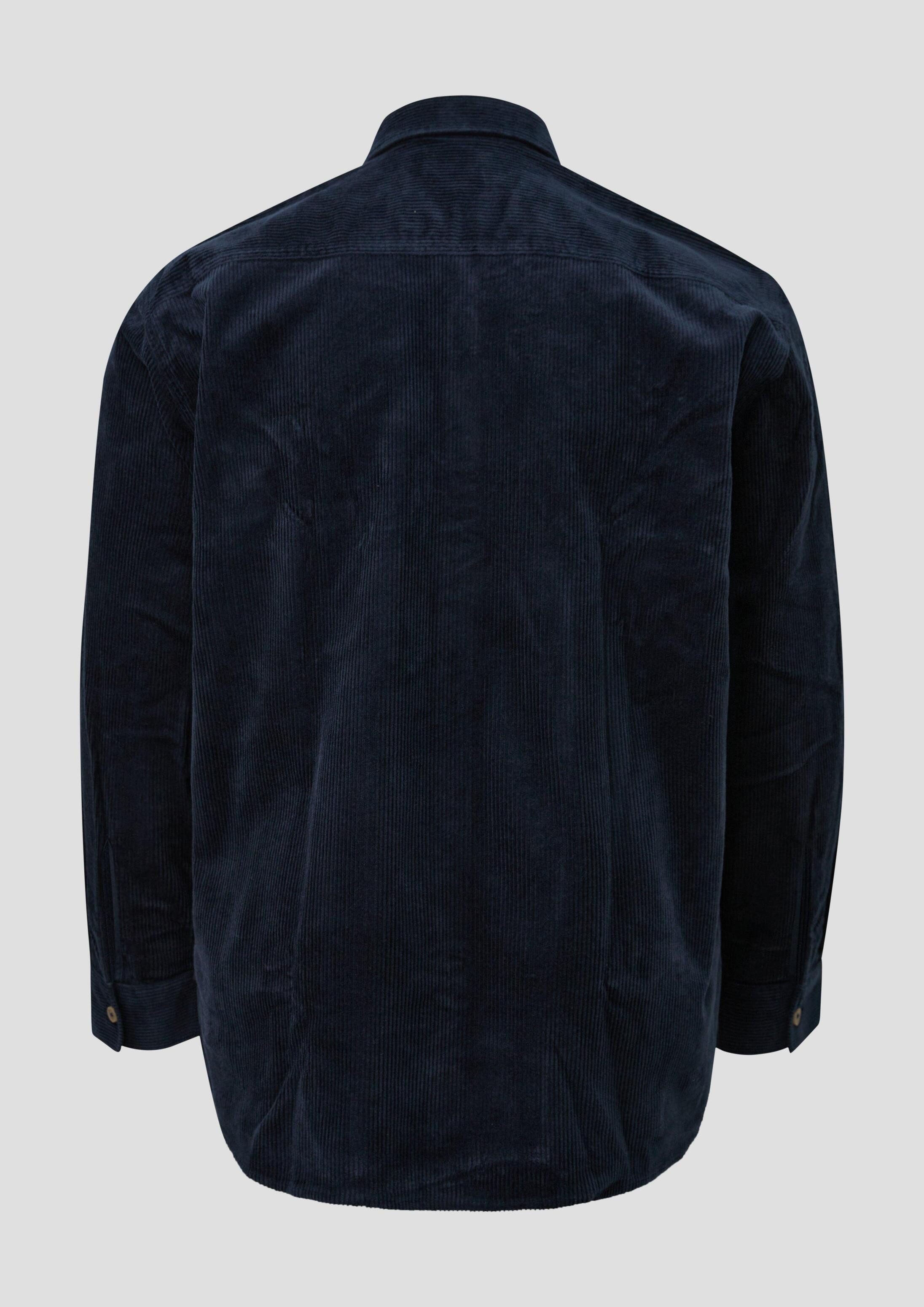 s.Oliver Hemdjacke Hemd Lässiges Cord-Overshirt aus Baumwollstretch