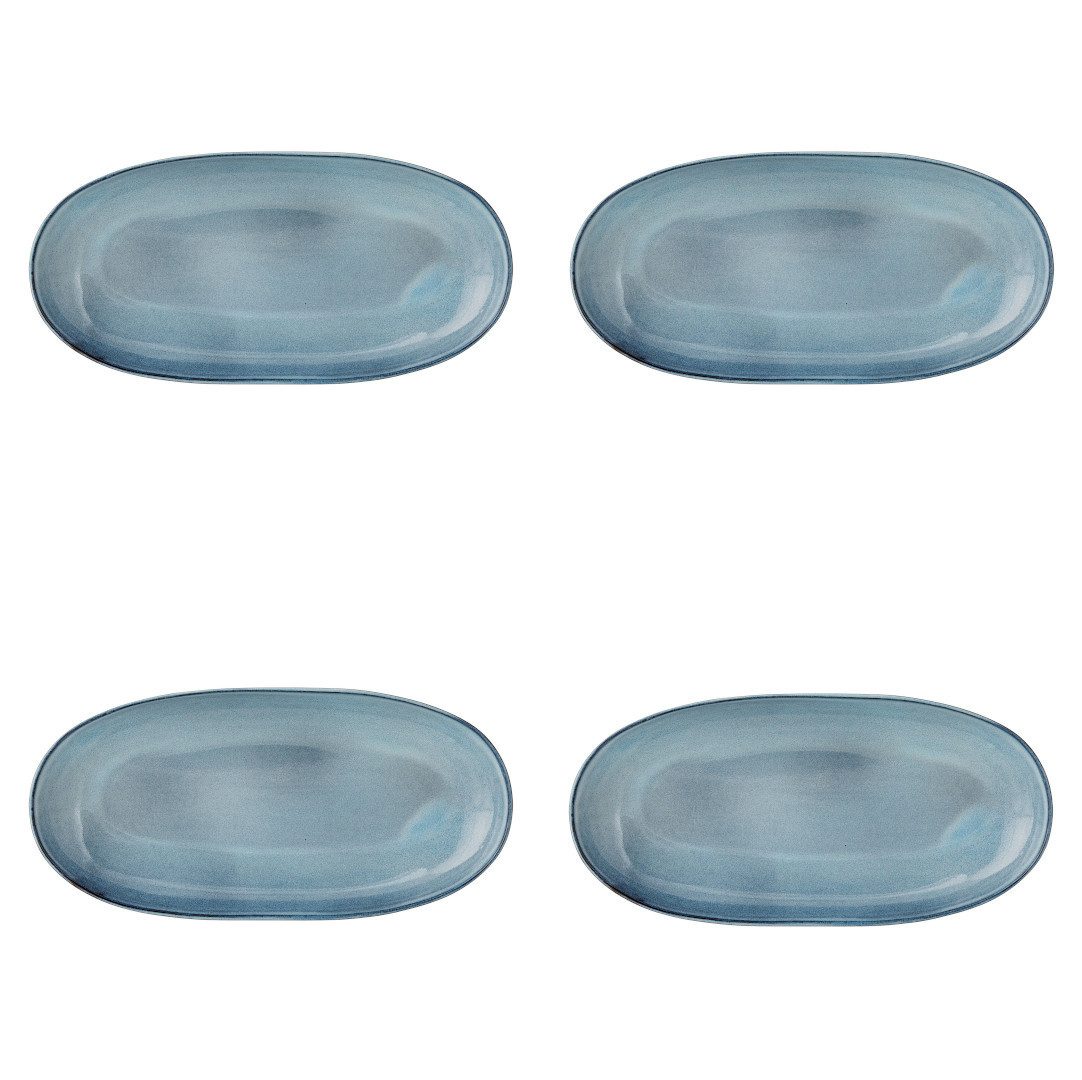 Bloomingville Servierteller Sandrine, Steingut, Mikrowellenfest