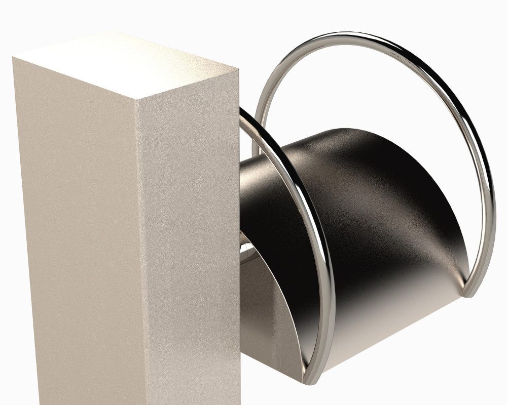 Ideal Eichenwald Gartendusche Ideal Zapfsäule Modell 71 Typ K Eichenwald Ø 120x80 mm +Schlauchhalter