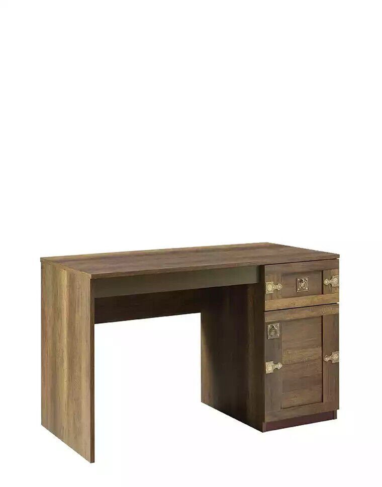 Schreibtisch Set Bücherregal), Schreibtisch in Garnitur Holz Schreibtisch JVmoebel Europe + Bücherregal Braun Kinderzimmer (2-St., Made