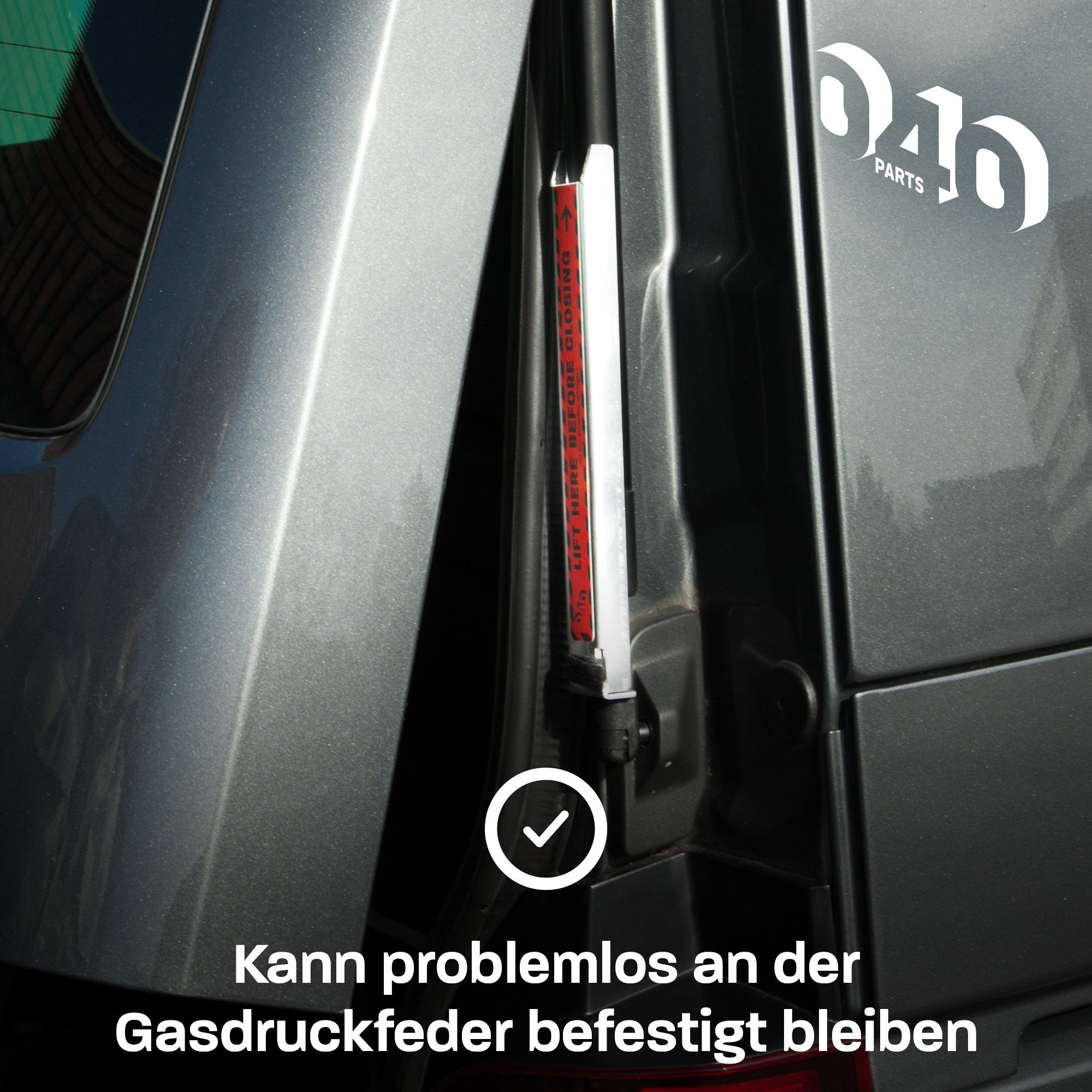 Mercedes Spanngurt für kompatibel V Verbesserter Mixcover 040Parts Heckklappenaufsteller