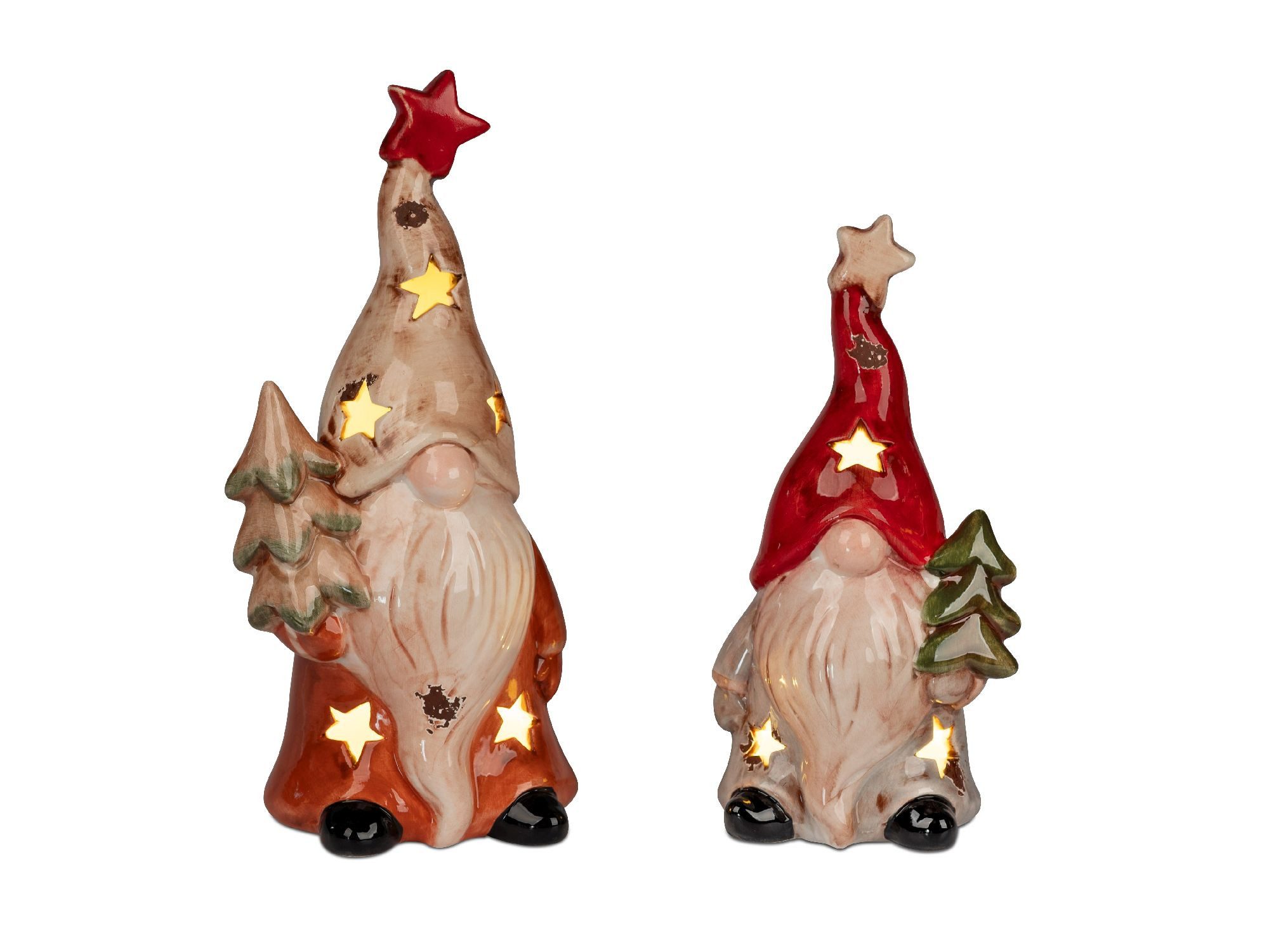 formano Dekofigur Winterzeit, Mit Timerfunktion, Mehrfarbig, Motiv: Wichtel günstig online kaufen