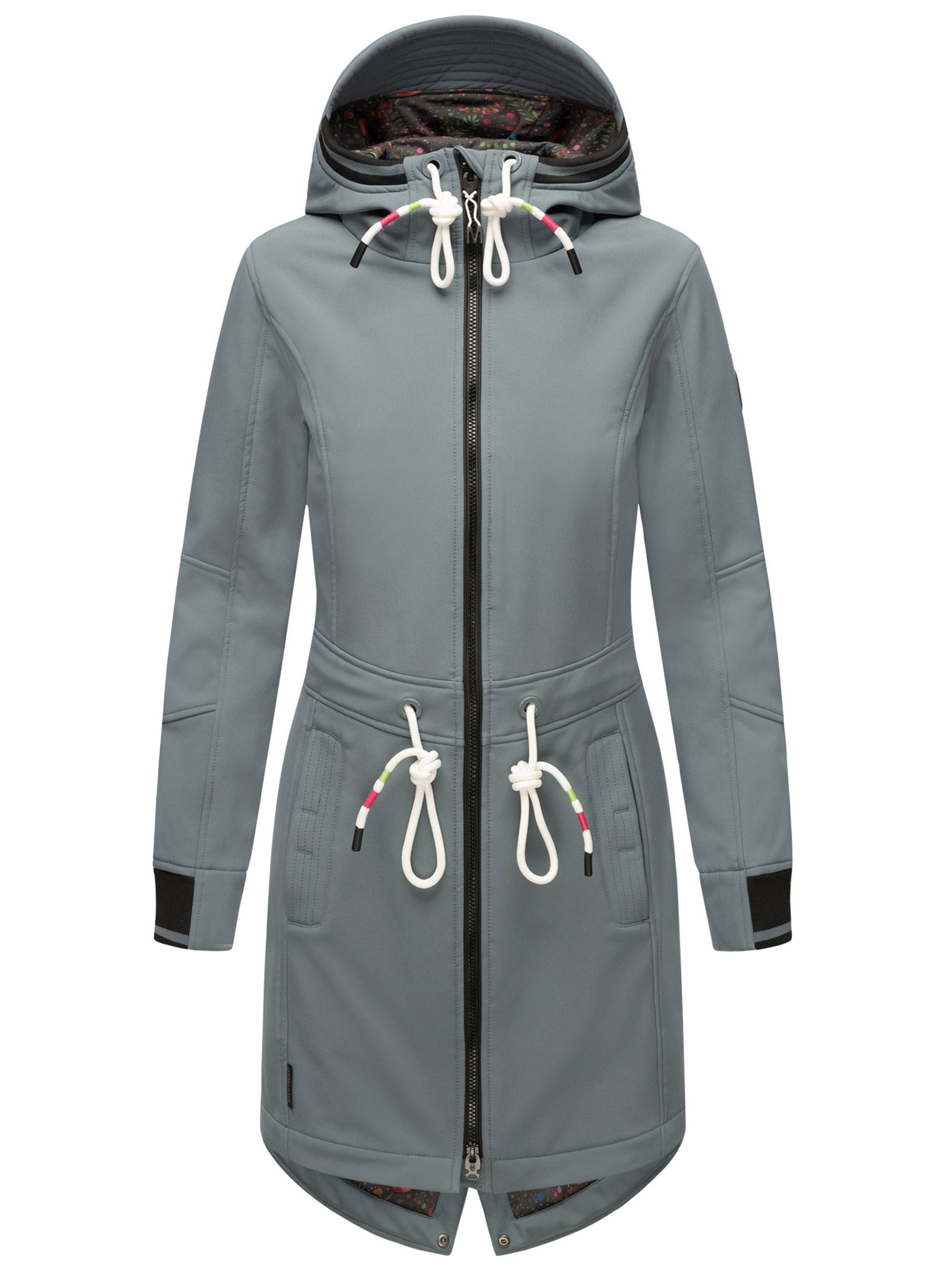 Marikoo Softshelljacke Mount Furnica mit hochschließendem Kragen – Bild 2 von 5