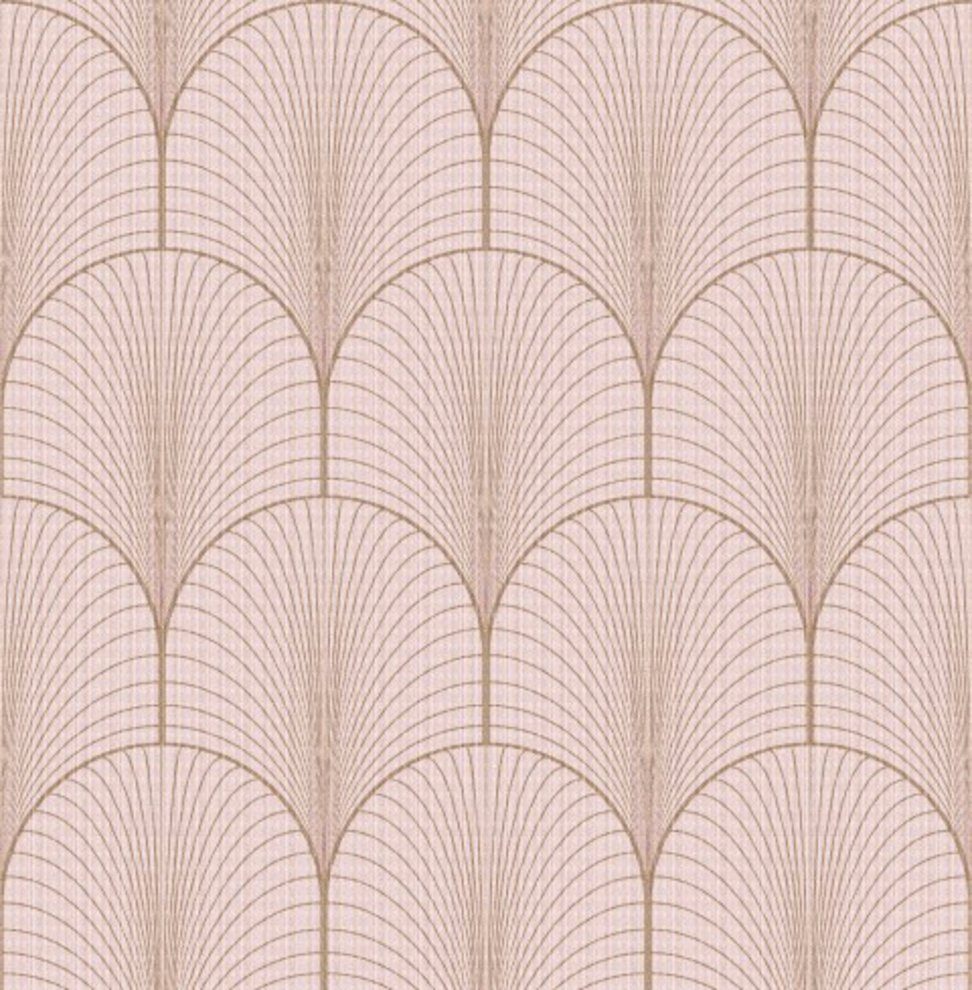 Superfresco Easy Vliestapete Josephine, geprägt, geometrisch, (1 St), Rosa günstig online kaufen