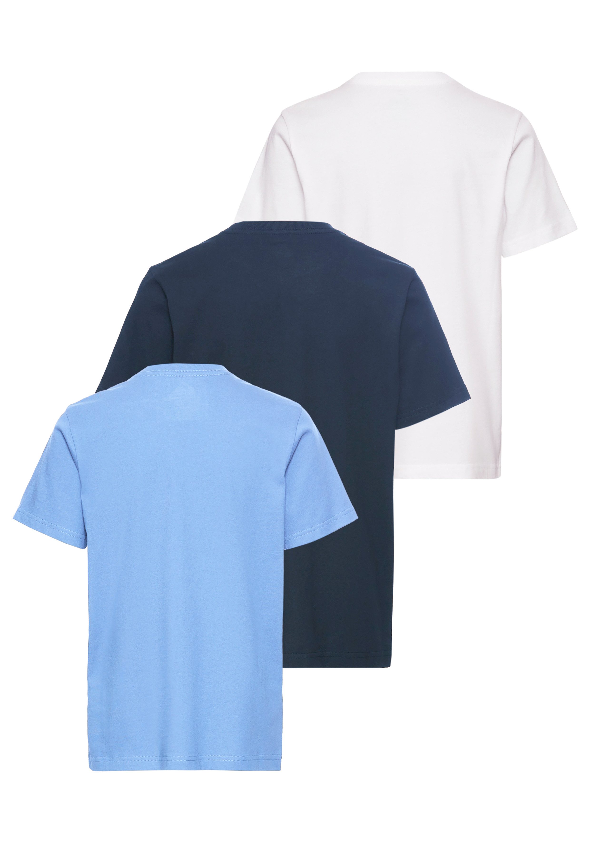 Quiksilver T-Shirt MTWAVE TRIPLE PACK YOUTH (3-tlg) für Kinder und Jugendliche, sportlicher Stil, Kurzarm