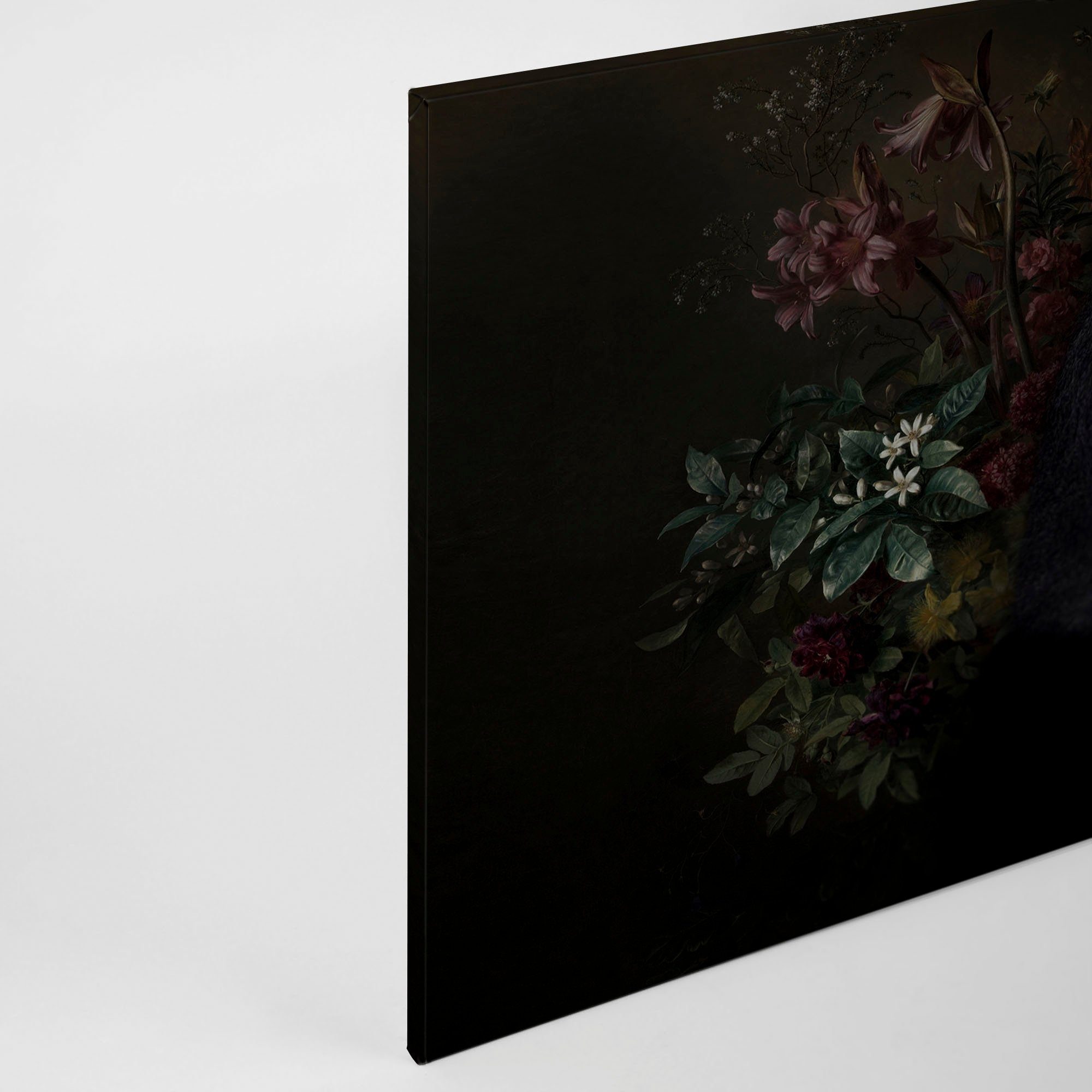 A.S. Création Leinwandbild wildlife 3, Kinder, Kunst, Tiere (1 St), Keilrahmen Bild Blumen Floral Schwarz Leinwand-Bild Wohnzimmer modern
