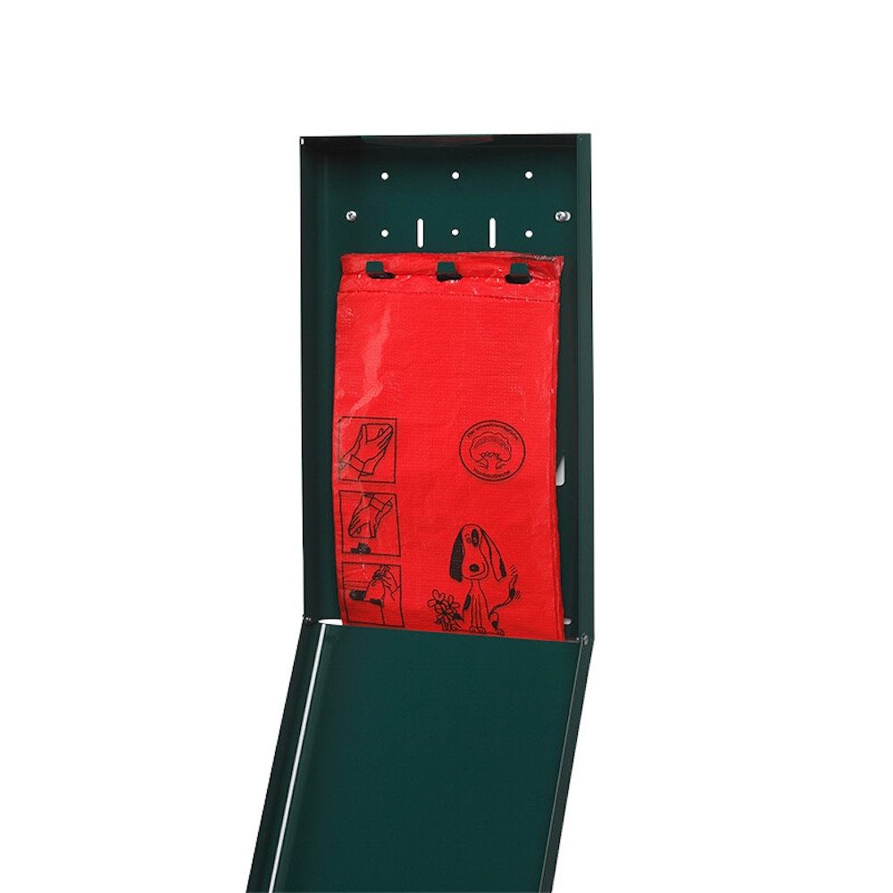 PROREGAL® Hundekotbeutel Hundekotbeutelspender für 200 Beutel 43x6x26,5 Grün