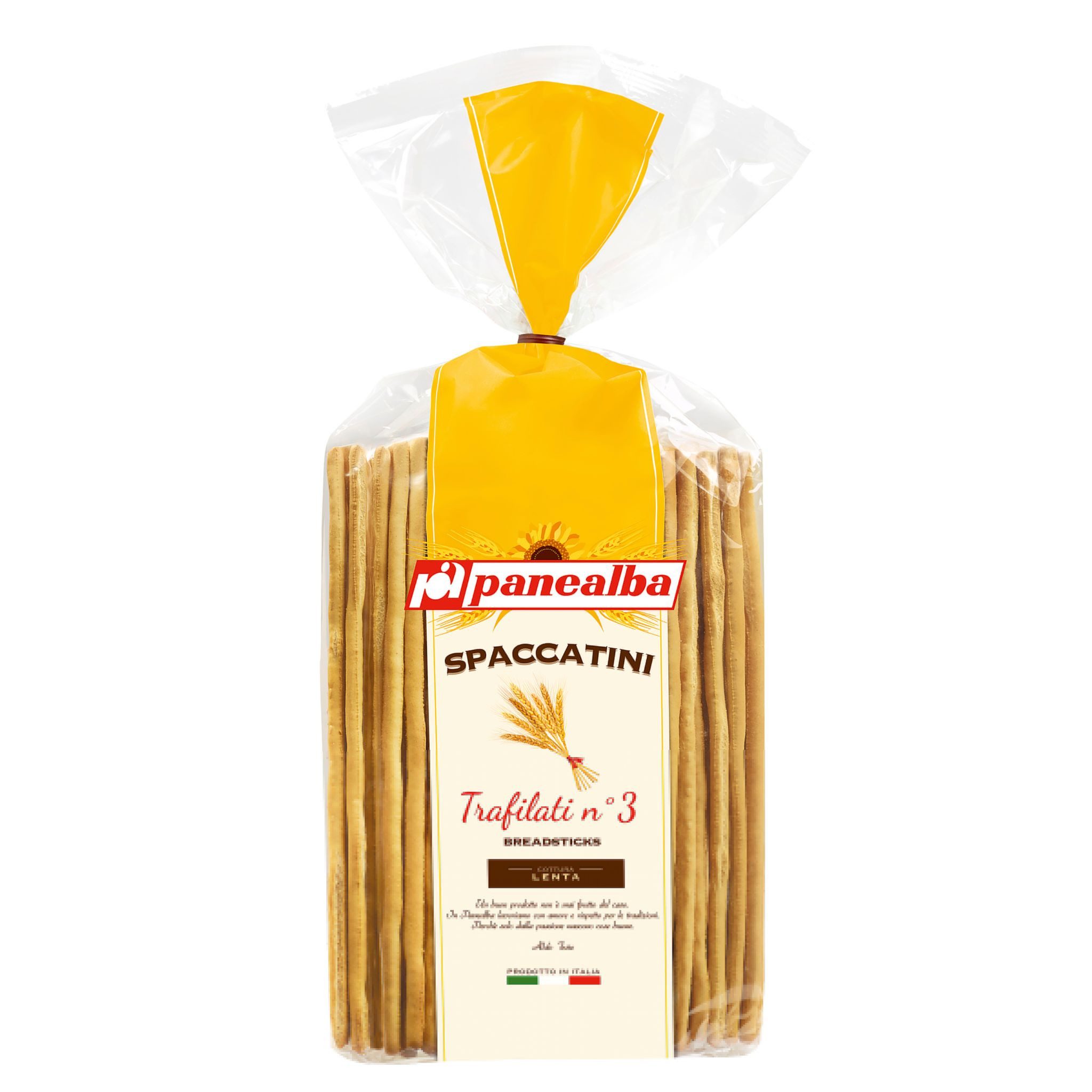 PANEALBA S.R.L. Knabberei Panealba Grissini Spaccatini – Knusprige Brotstangen Italien 6x250g, 6 x 250 g, (Extra Knusprig und Luftig, vielseitiger Genuss, Vorteilspack, 6x250g original Rezeptur)