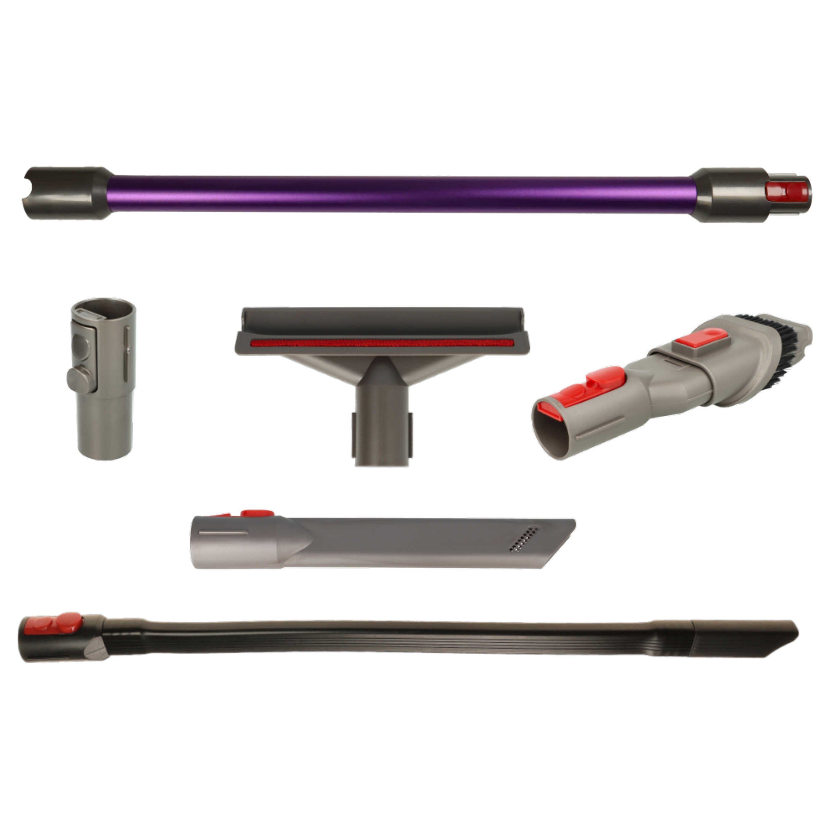 vhbw Staubsaugerdüsen-Set passend für Dyson Outsize Generation 2020, Absolute Staubsauger, Zubehör für Dyson