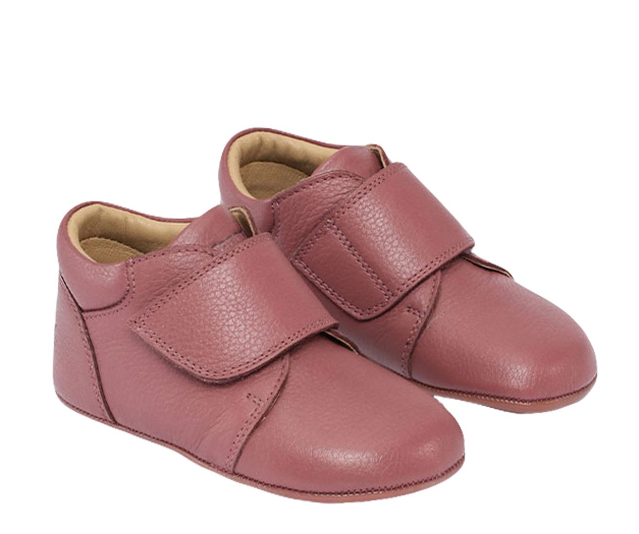 bundgaard Bundgaard Hausschuhe Barfußschuhe Barefoot Tannu Leder Dark Rose Hausschuh