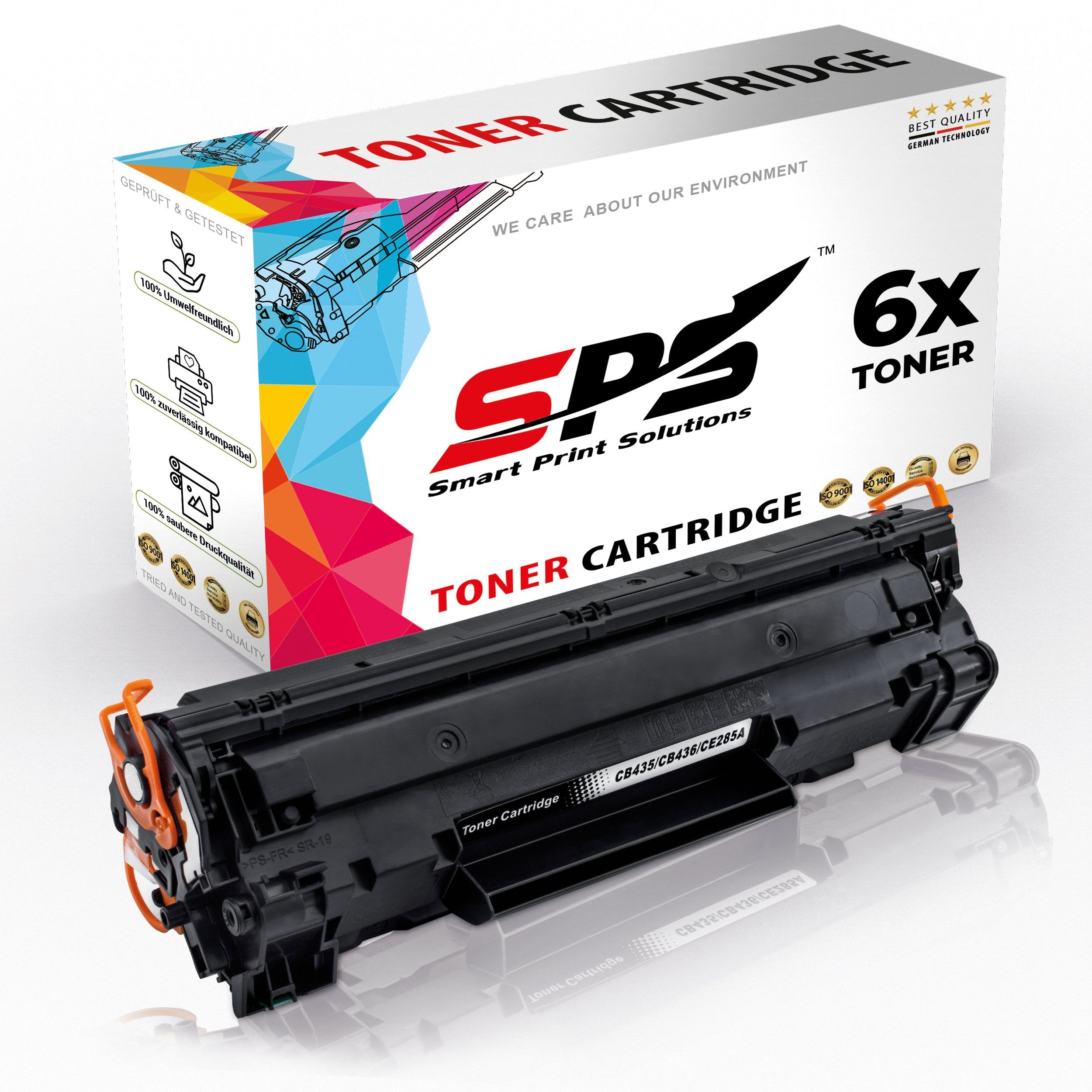 SPS Tonerkartusche Kompatibel für HP Laserjet Pro P1103 85A CE285A, (6er Pack)