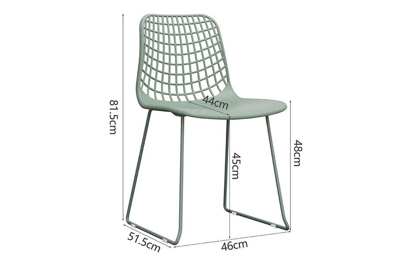 daslagerhaus Armlehne living italienischer ohne Esszimmerstuhl Sera Designchair salbe