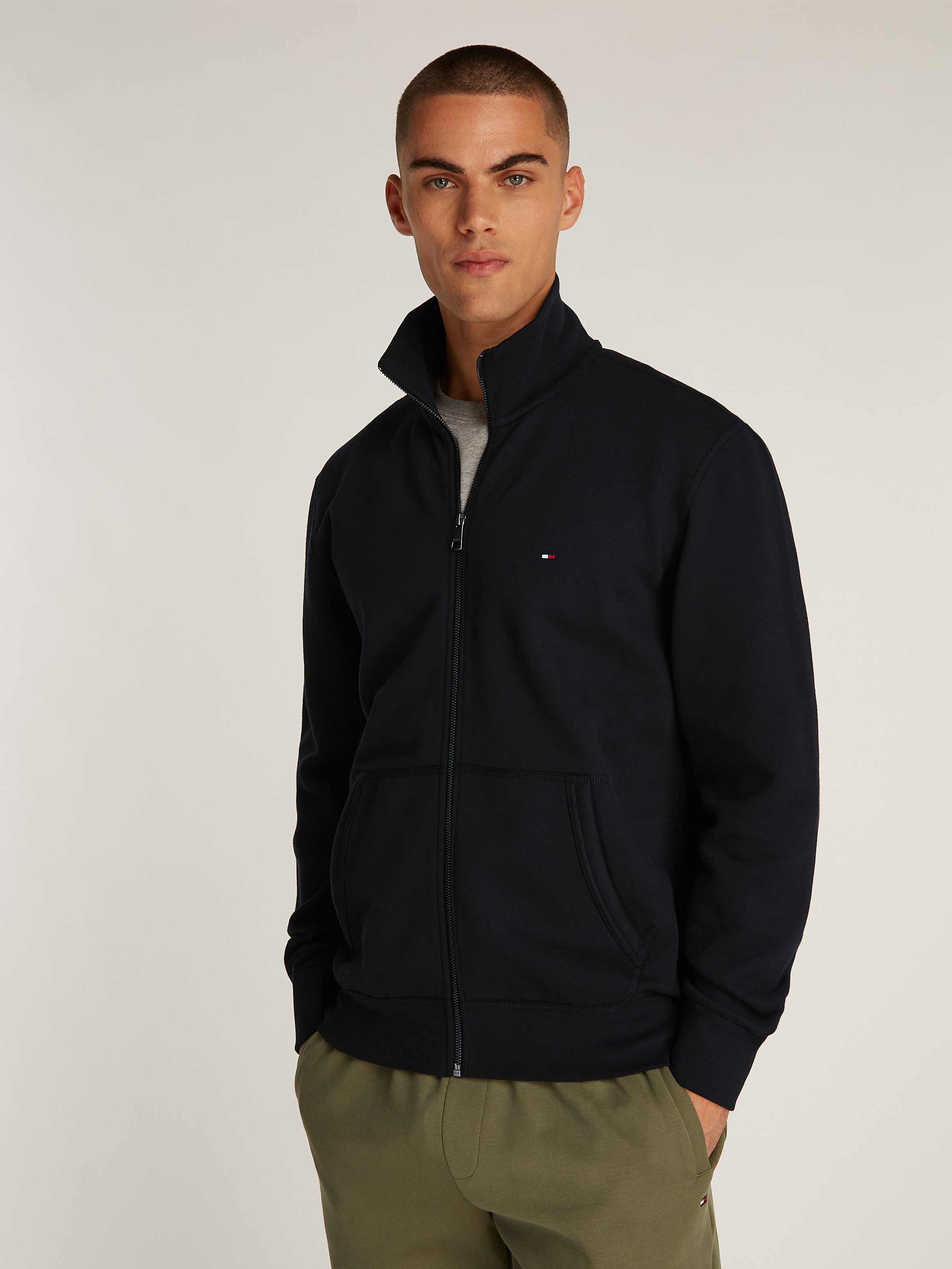 Tommy Hilfiger Sweatjacke ESSENTIAL FLEECE ZT günstig online kaufen