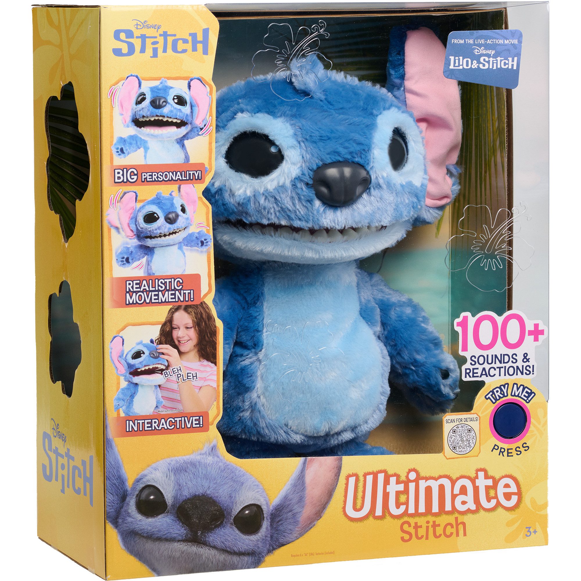 Just Play Kuscheltier Just Play Disney Stitch Ultimate Stitch