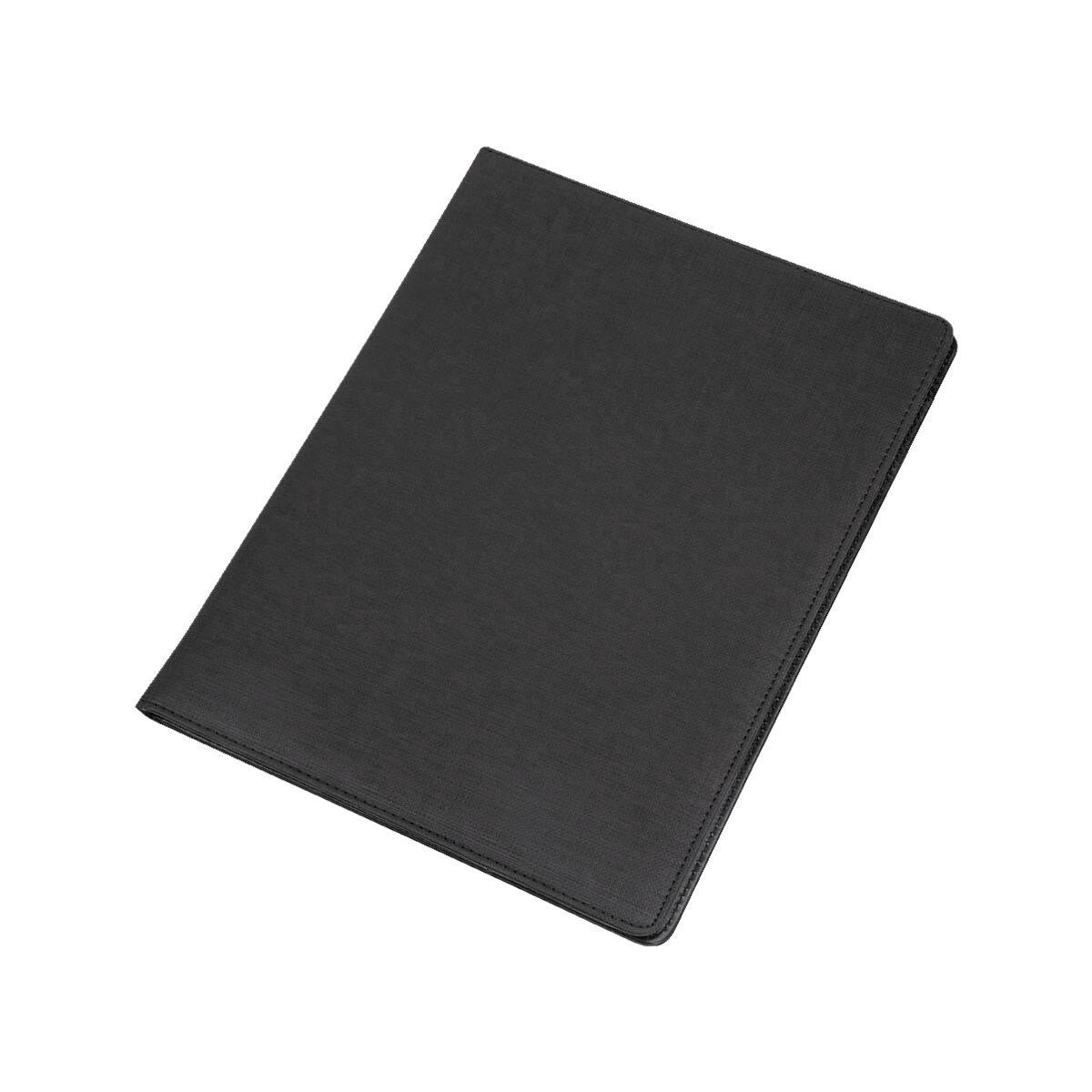 Alassio® Format mit für Balocco, Schreibmappe Schreibblock schwarz A4,