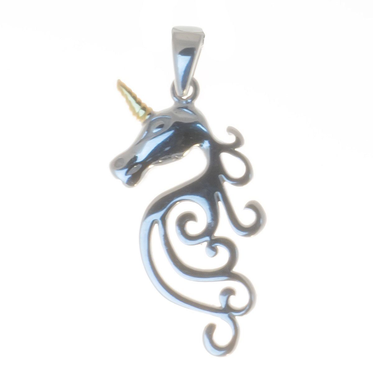 Bella Carina Kettenanhänger Anhänger Einhorn 925 Silber