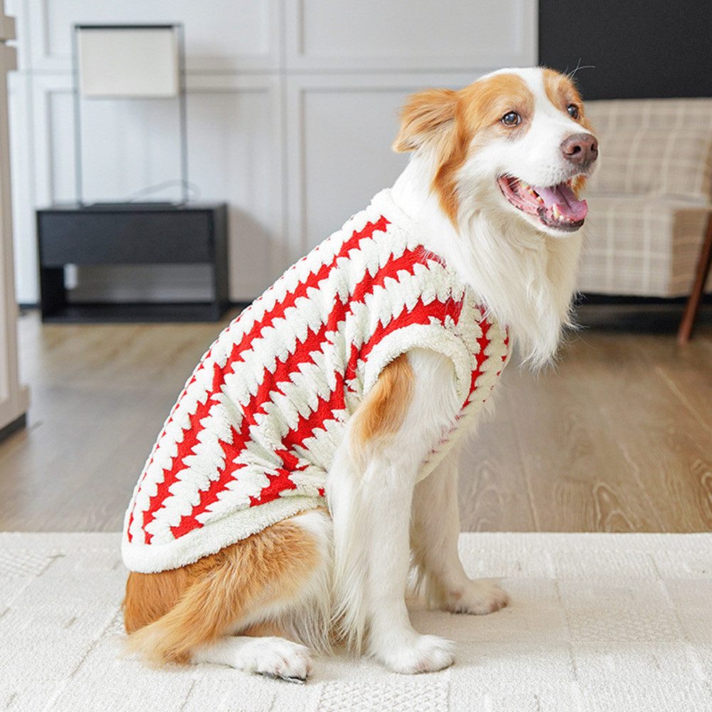 Jumpeak Hundemantel Hundemantel,Hundepullover,Hundemantel Winter,Hundemantel mit Geschirr, Hundemantel für kleine Hunde,Hundemantel grosse Hunde,Weihnachten Hund
