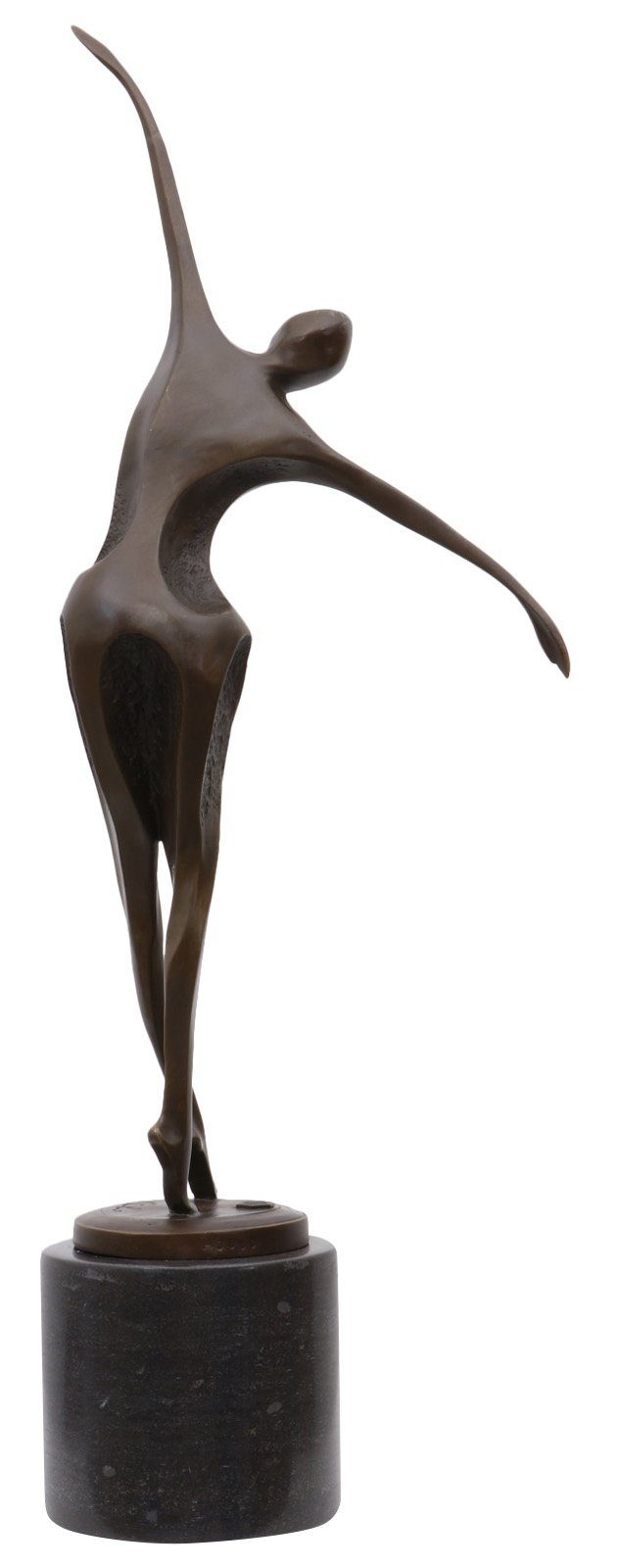 Aubaho Skulptur Bronzeskulptur Mann Tänzer im Bronze Figur Antik-Stil 57cm Statue