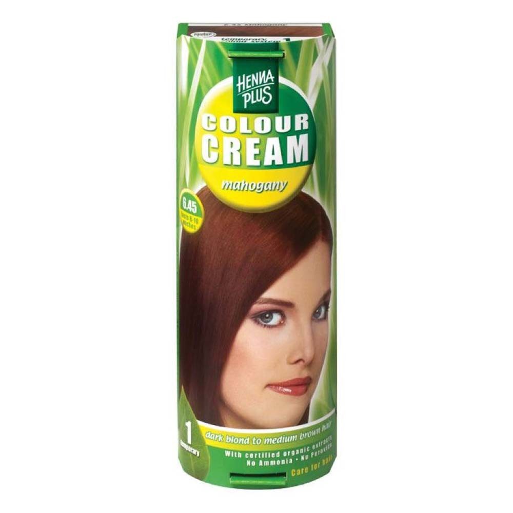 Henna Plus Haarfarbe Colour Cream - 6.45 Mahagoni 60ml
