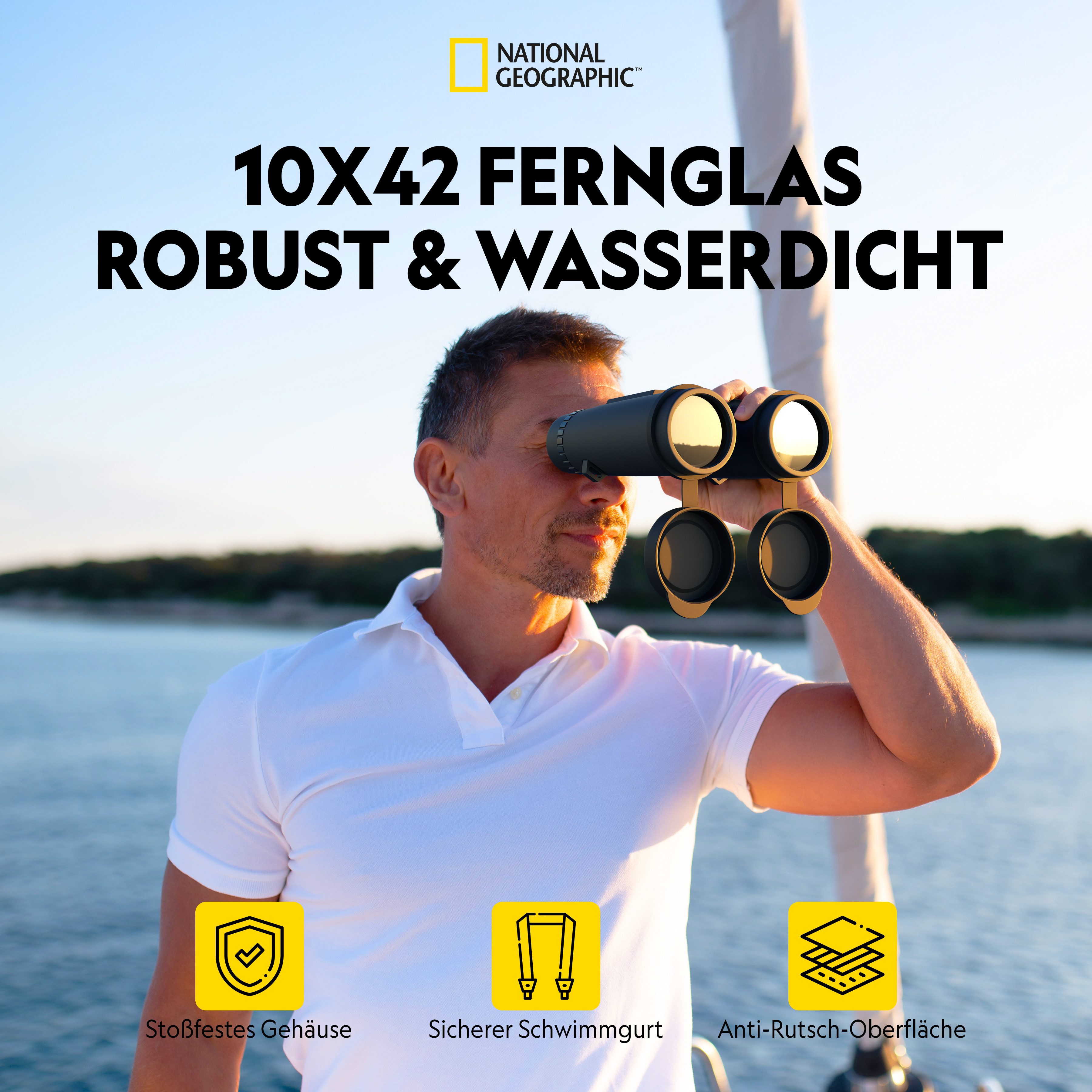 NATIONAL GEOGRAPHIC NATIONAL GEOGRAPHIC 10x42 wasserdichtes Fernglas Fernglas