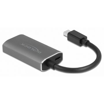 Delock Aktiver Adapter, mini DisplayPort Stecker > HDMI 8K Buchse Audio- & Video-Adapter