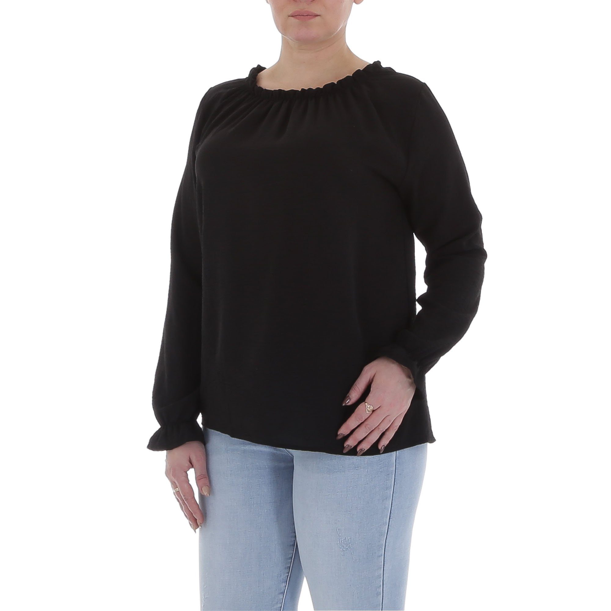 Ital-Design Langarmbluse Damen Elegant (85915876) Bluse günstig online kaufen