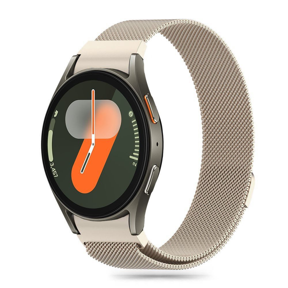 TECH PROTECT Smartwatch-Armband Milanaiseband Ersatzarmband Wechselarmband, Milanaise-Geflecht, Edelstahl, längenverstellbar