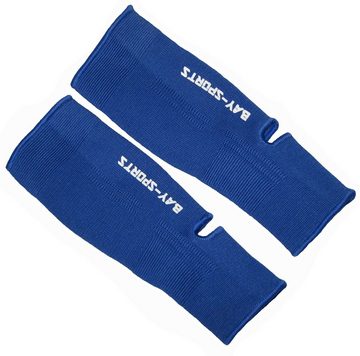 BAY-Sports Fußbandage Uni Knöchelbandage Fußgelenkbandage Sprunggelenk Uni blau, werden