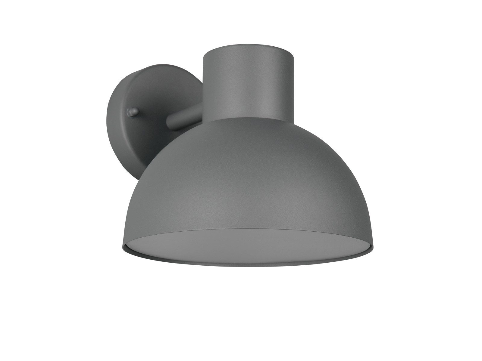 TRIO Leuchten LED Außen-Wandleuchte, LED wechselbar, Warmweiß, IP 44 Außenleuchte Anthrazit für Außen-Beleuchtung Haus-Wand, Ø 20cm