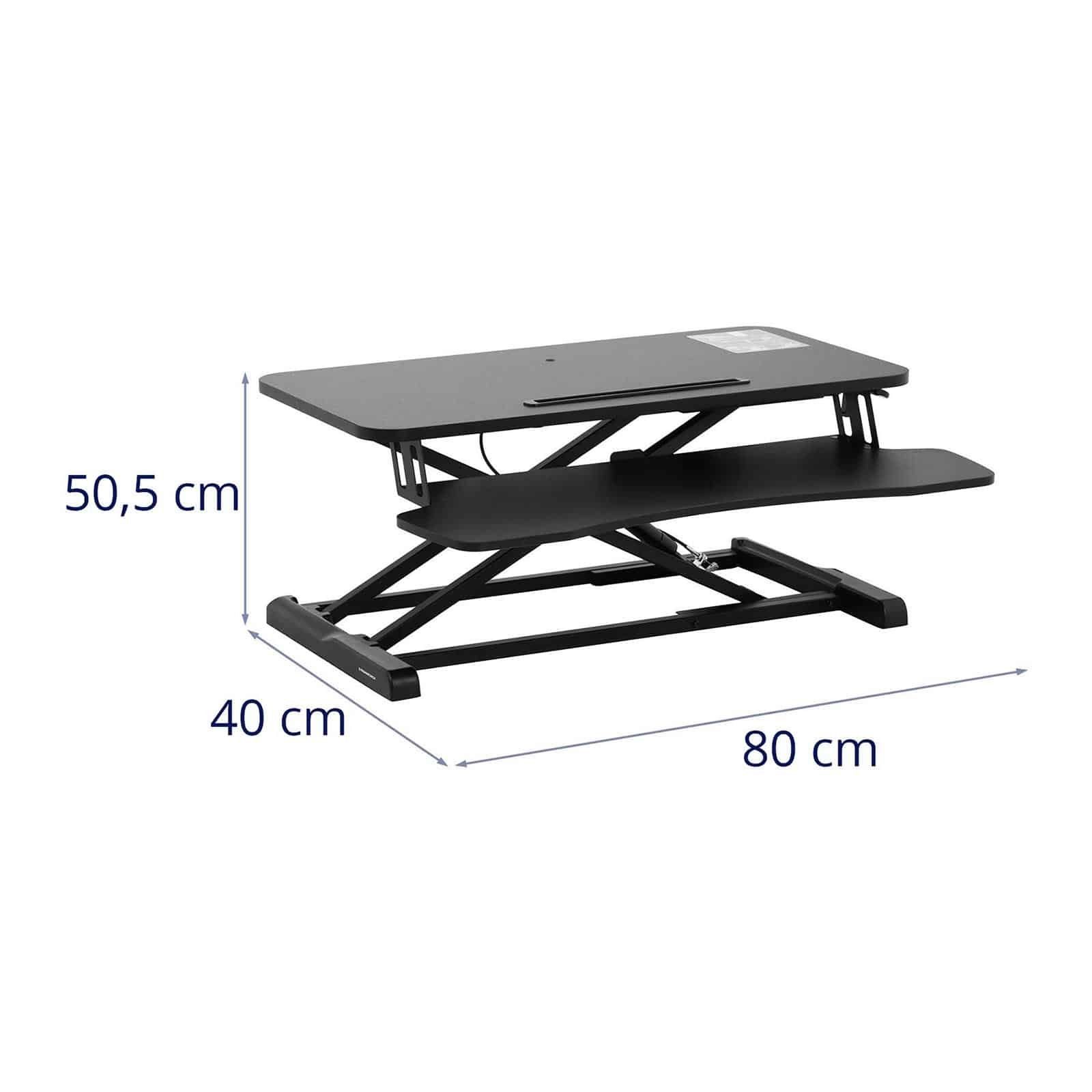 Schreibtischaufsatz von Höhe Fromm&Starck Sitz-Steh-Erhöhung 11 Schreibtischaufsatz Monitorerhöhung bis