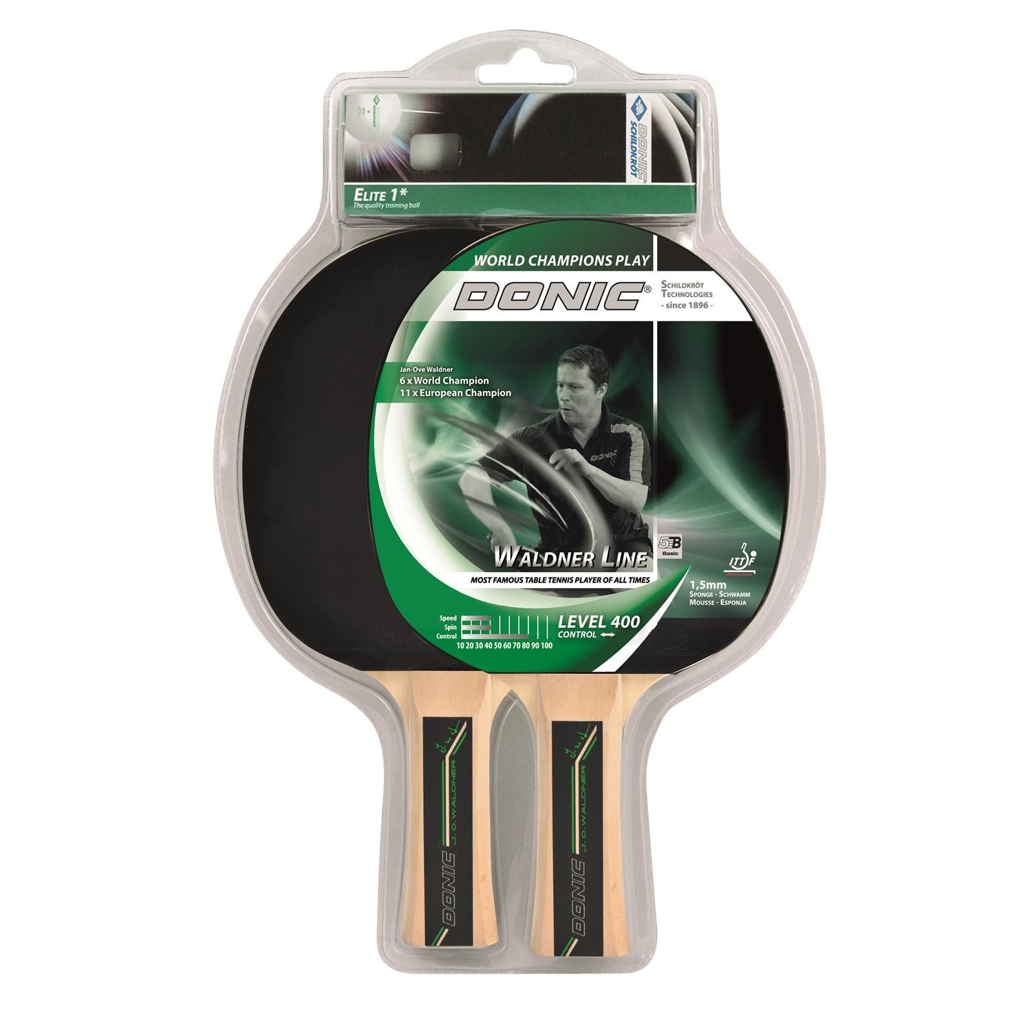 Donic Tischtennisschläger Tischtennis-Geschenkset Waldner 600, Tabletennis