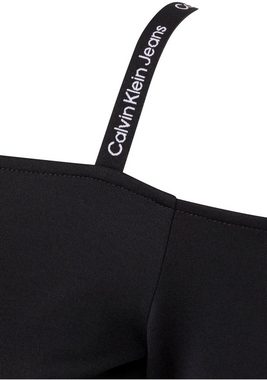 Calvin Klein Jeans Carmenshirt LOGO STRAPS MILANO LONG SLEEVE im schulterfreiem Design