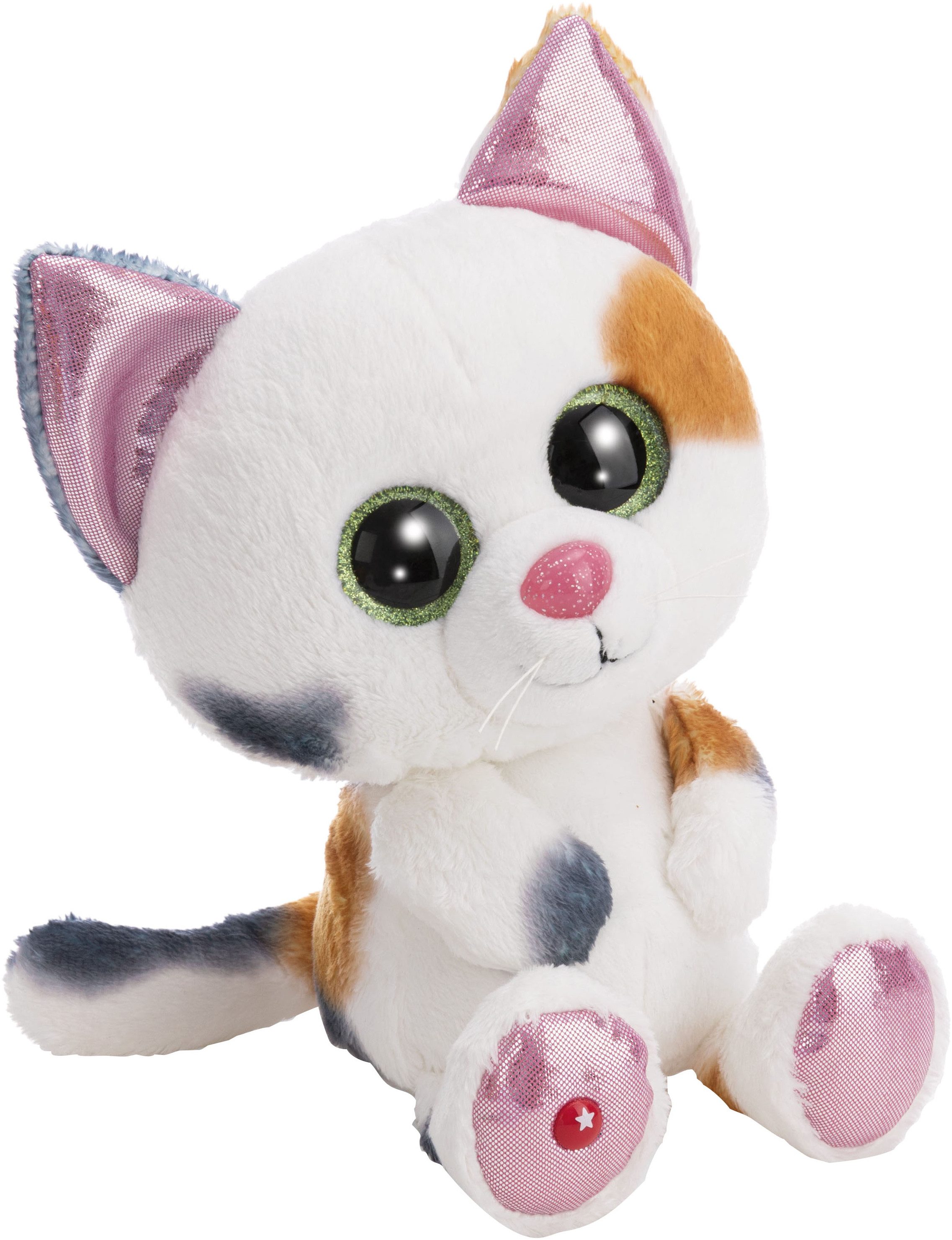 Nici Kuscheltier Glubschis, Glückskatze Calli Malli 25cm schlenkernd