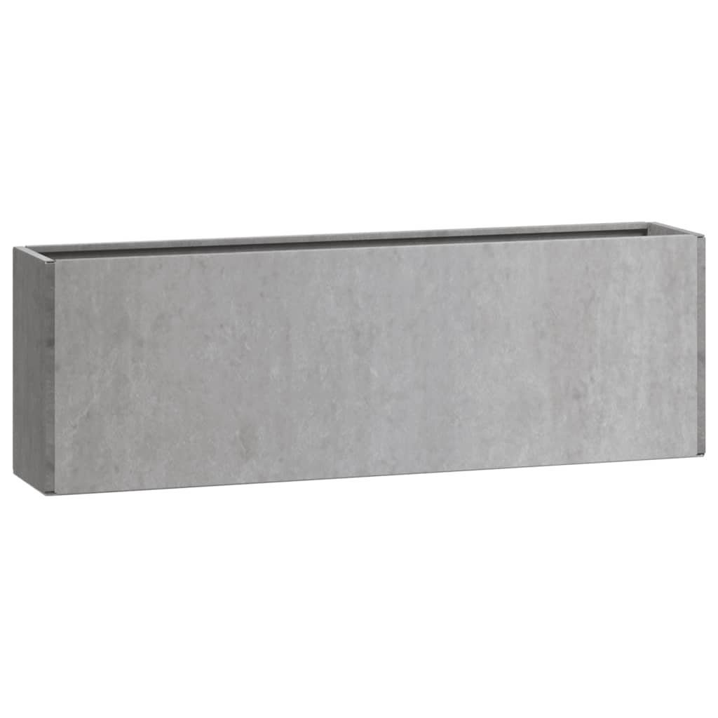 Wand-Pflanzkübel Stk. (2 2 cm St) Blumentopf 53x10x17 Cortenstahl vidaXL Rostig