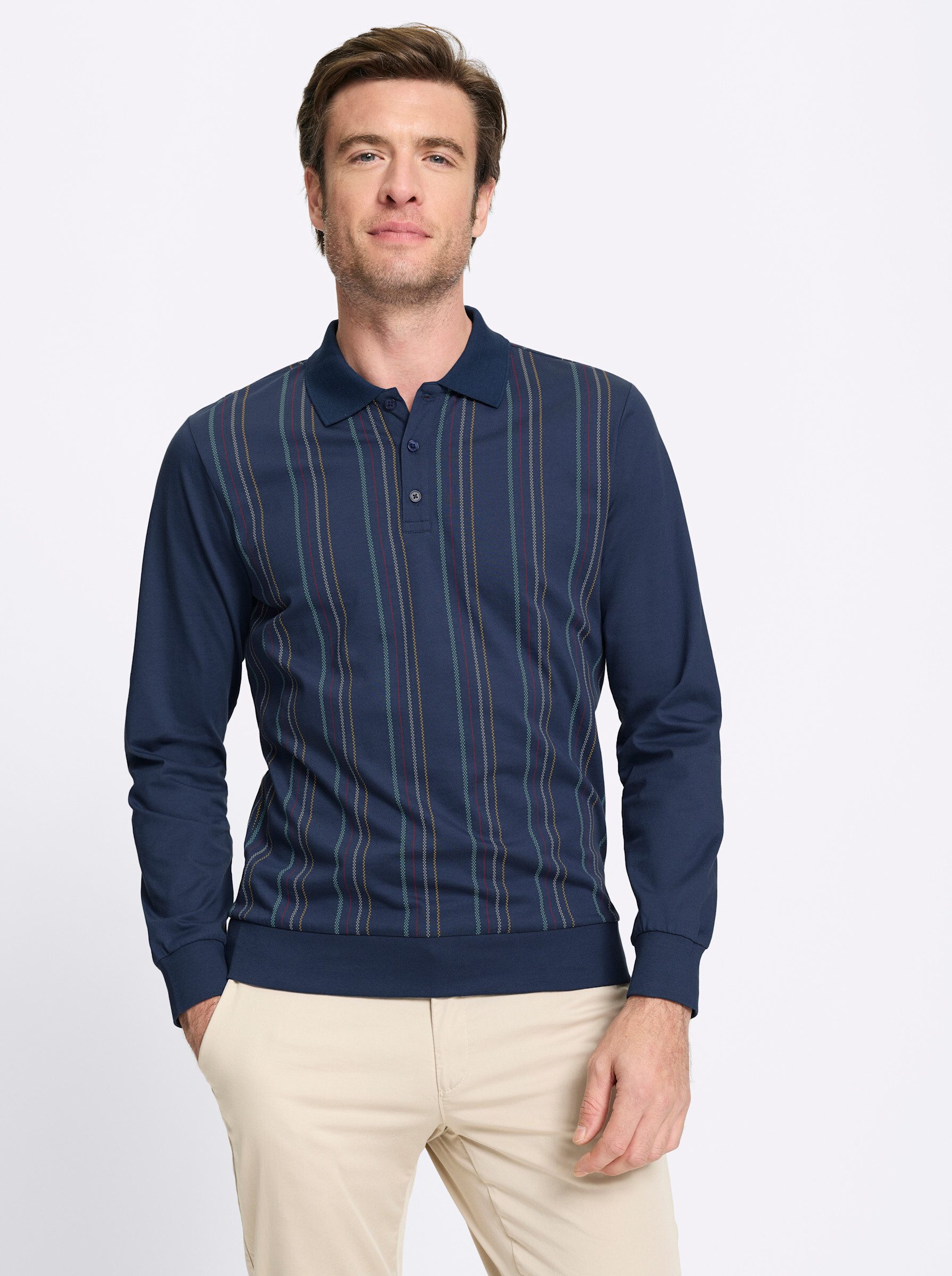 Witt T-Shirt Langarm-Poloshirt Langarm