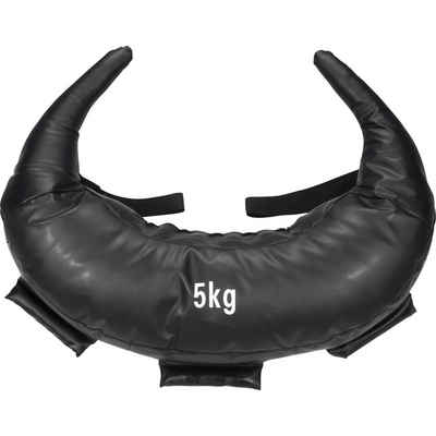 GORILLA SPORTS Gewichtssack Bulgarian Bag, 5kg, 8kg, 12kg, 17kg und 22,5kg, 5 Schlaufen, Schwarz