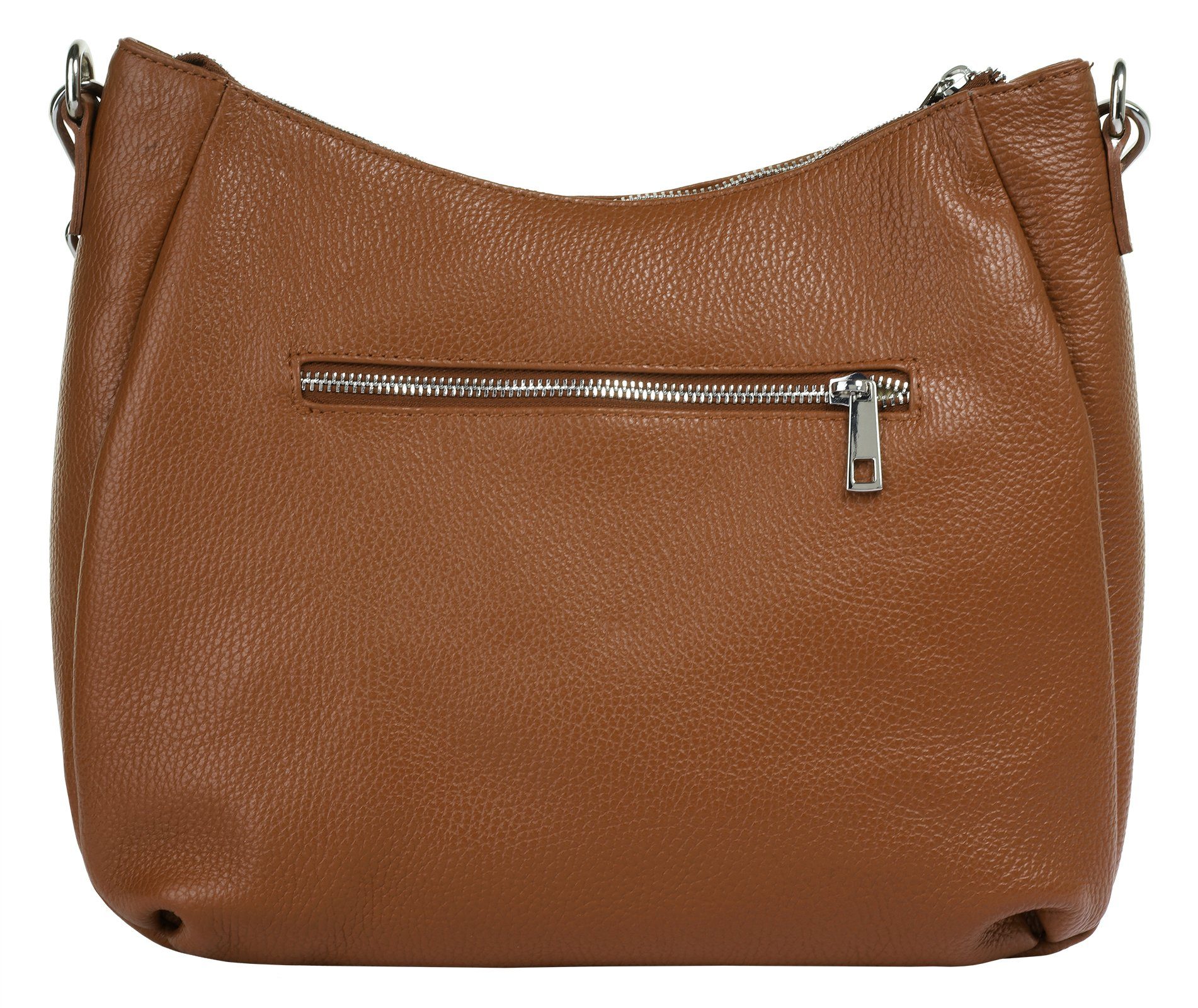 Samantha Look Umhängetasche SAMANTHA LOOK Damen echt Leder, Made in Italy, echt Leder, Made in Italy – Bild 4 von 5