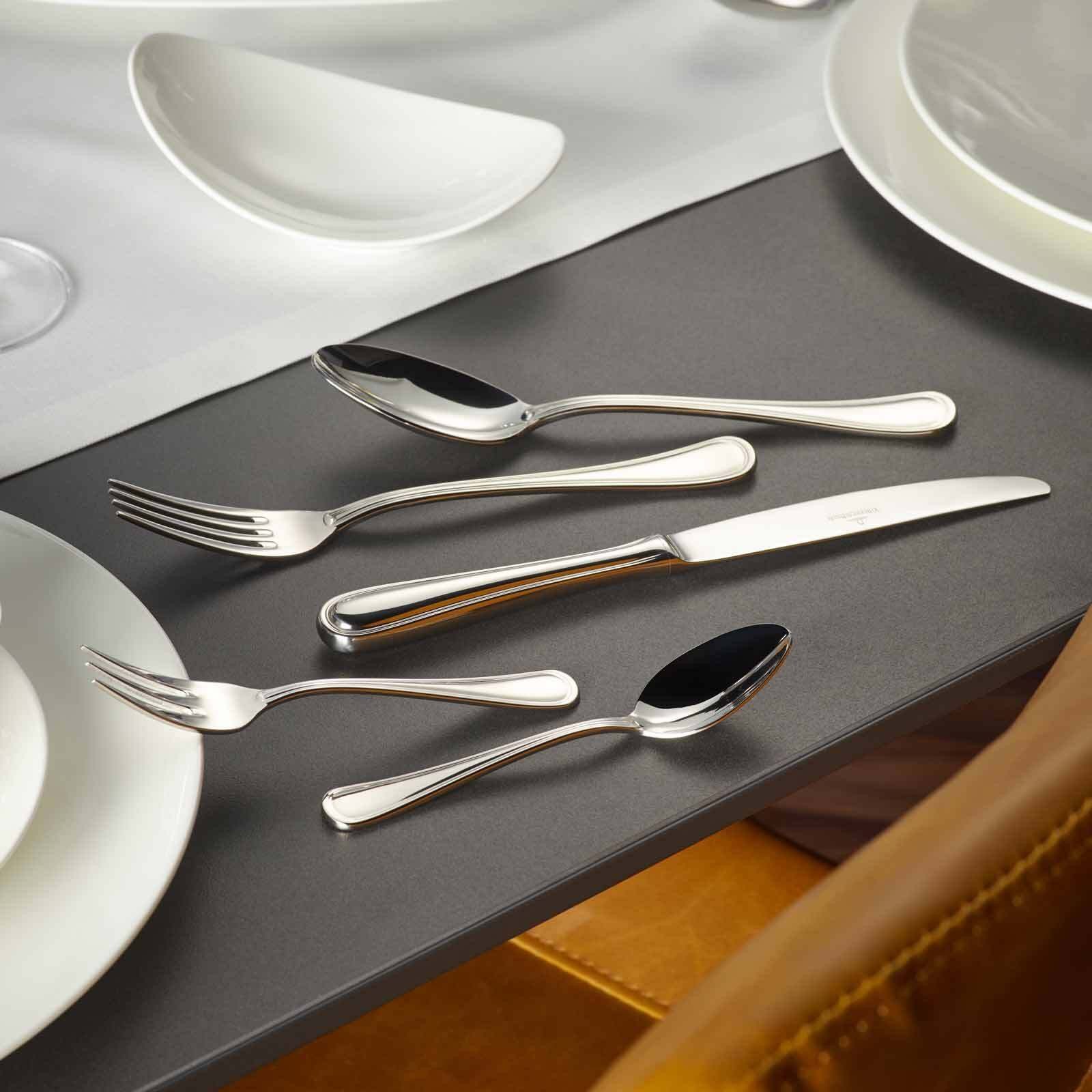 Villeroy & Boch Kuchengabel Neufaden Merlemont Kuchengabel 14,6 cm 6er Set (6 Stück)