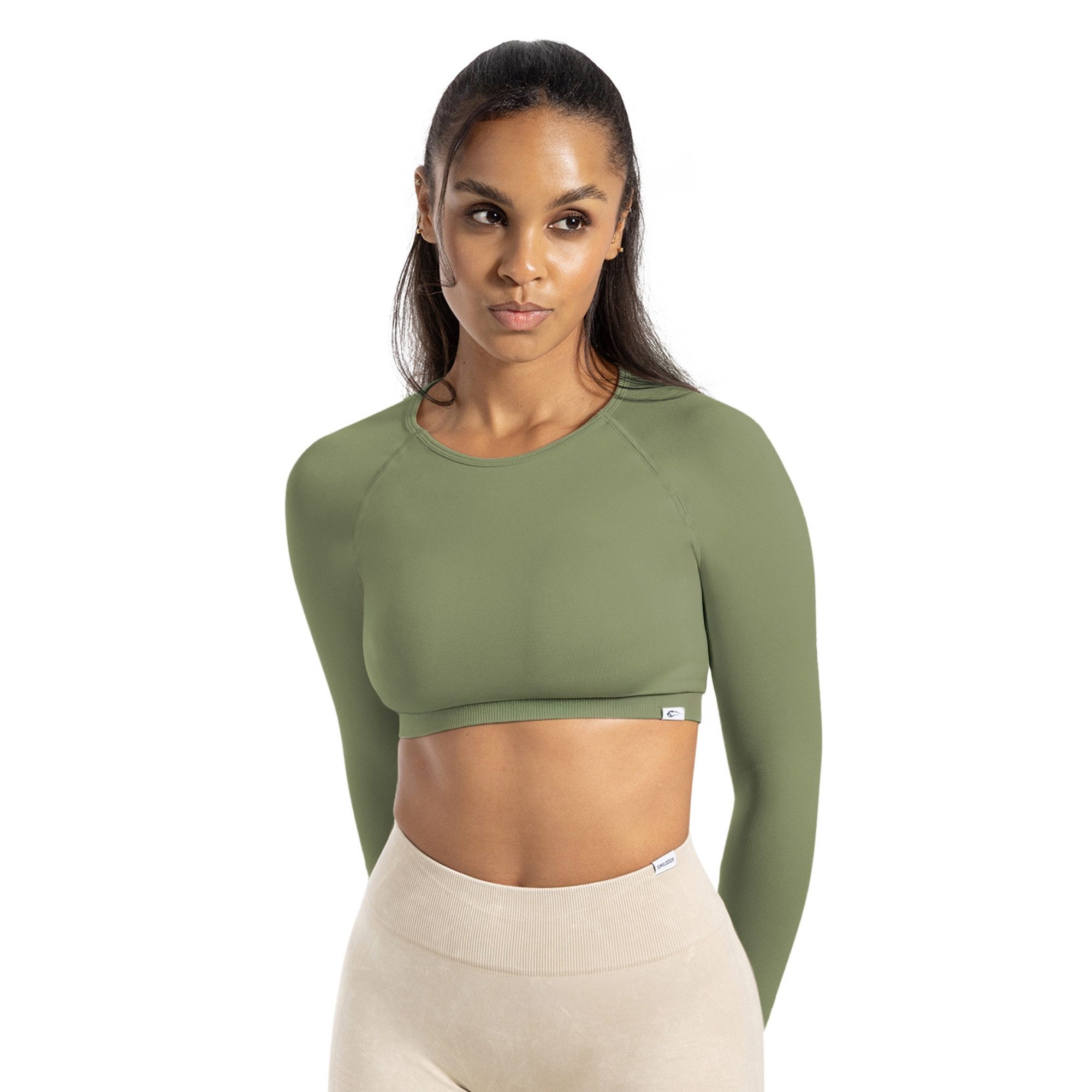 Smilodox Longsleeve Bethy, Seamless Cropped, elastisch & atmungsaktiv, kurz günstig online kaufen
