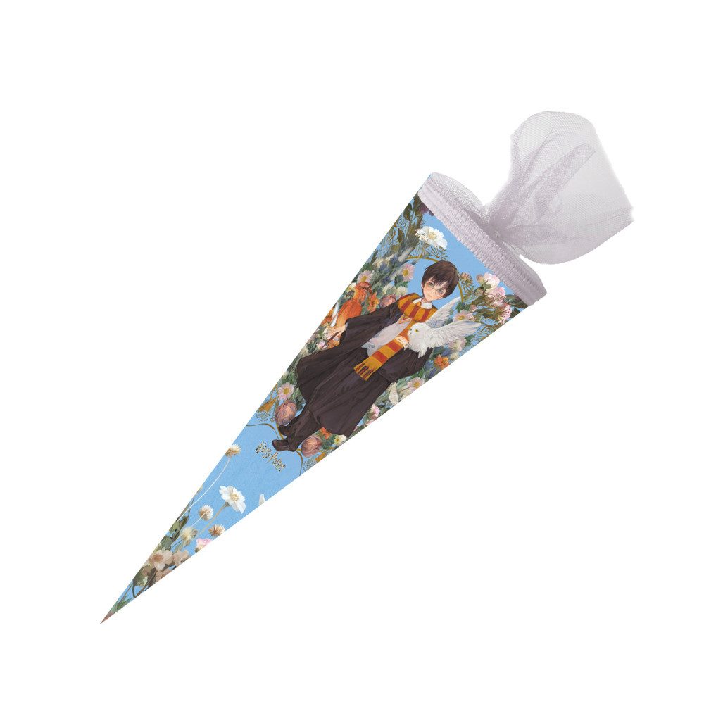 Nestler Schultüte Nestler Schultüte Harry Potter Fantasy rund mit Tüllverschluss 50cm