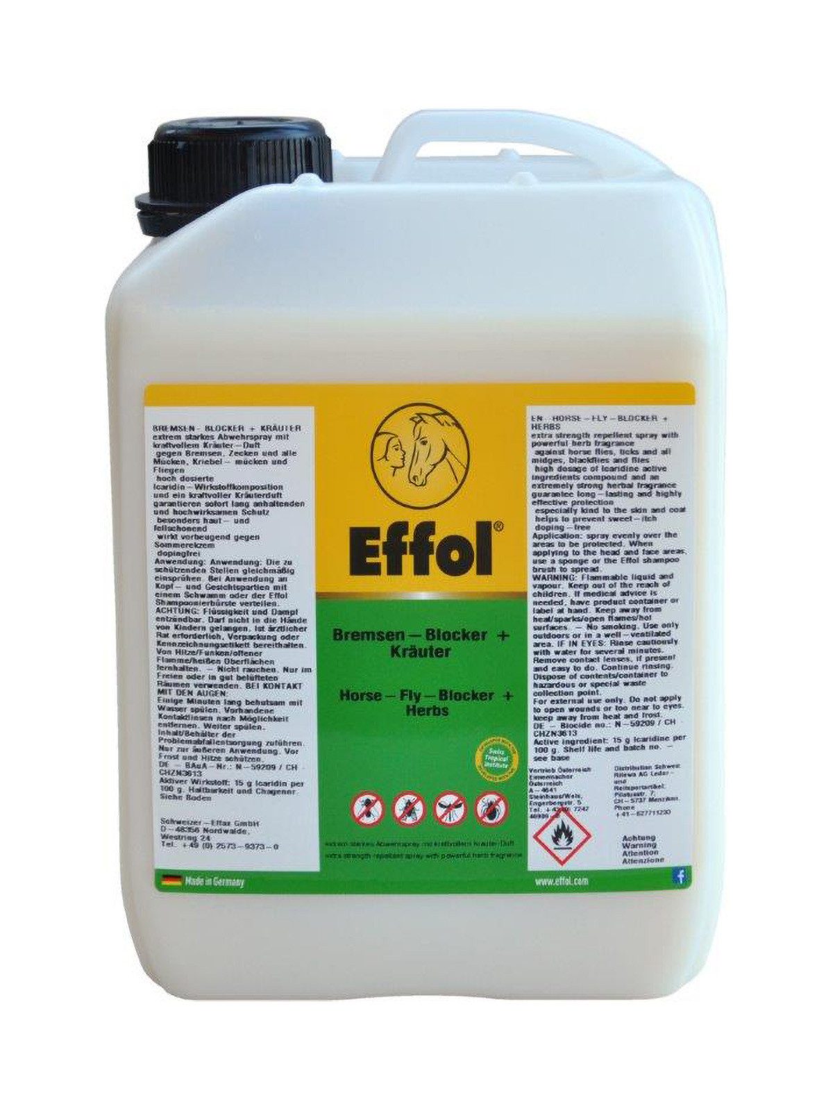 Effol Fellpflege 11572300 Effol Bremsen-Blocker, 2500 ml, (1-St) von Effol