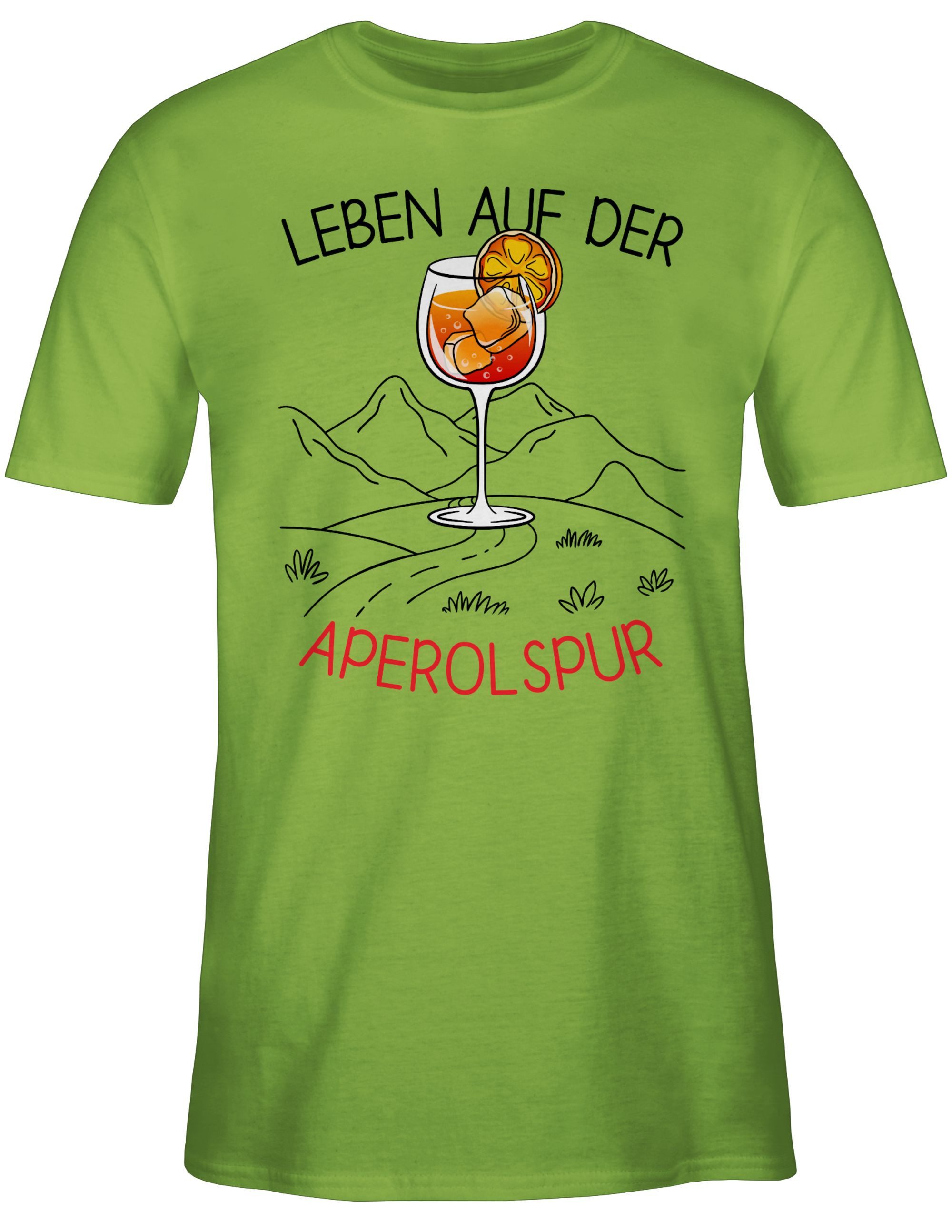 Shirtracer T-Shirt Leben auf der Aperolspur, Aperolaf, Aperol Geschenk Part günstig online kaufen